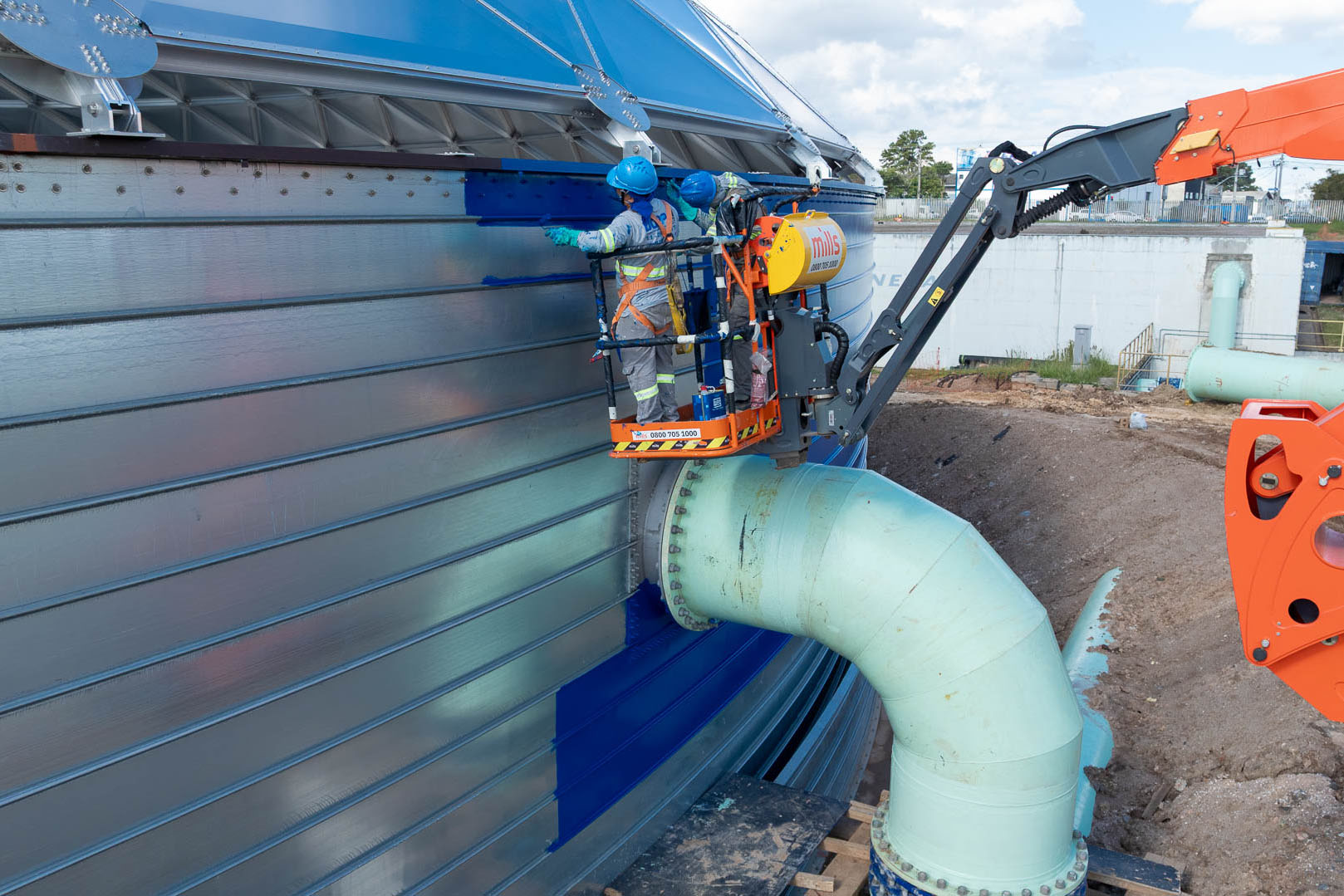 Curitiba constrói maior reservatório em aço da América Latina