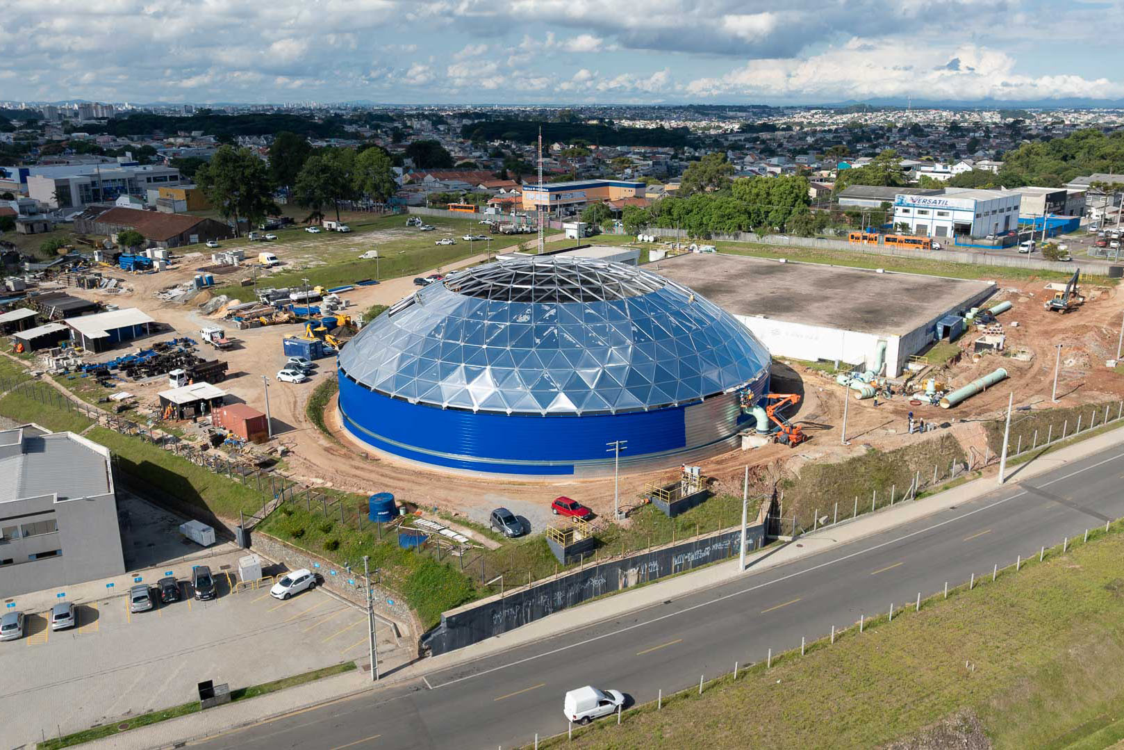 Curitiba constrói maior reservatório em aço da América Latina