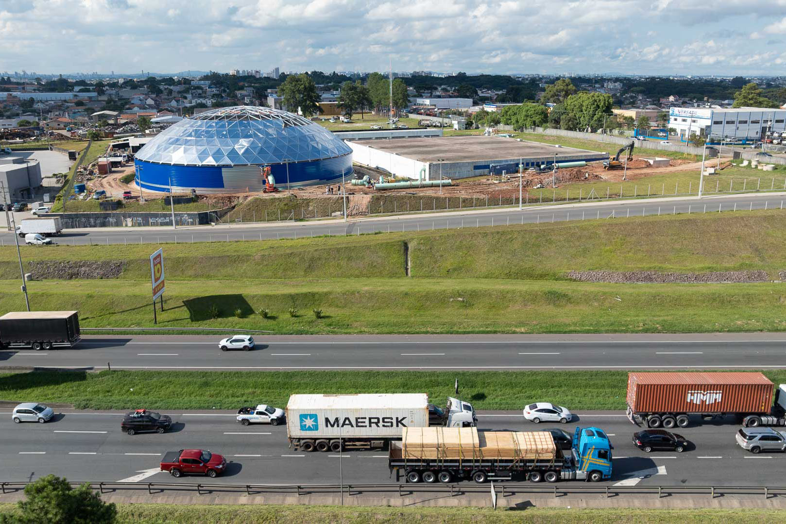 Curitiba constrói maior reservatório em aço da América Latina
