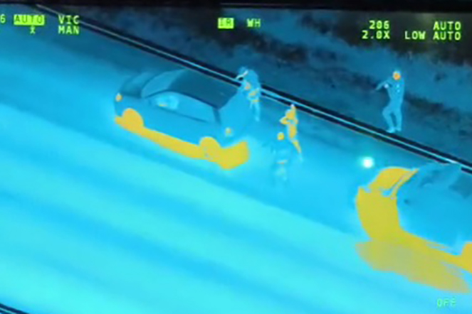 Com apoio da Aeronave Falcão, PMPR apreende droga escondida em tanque de combustível na BR-277