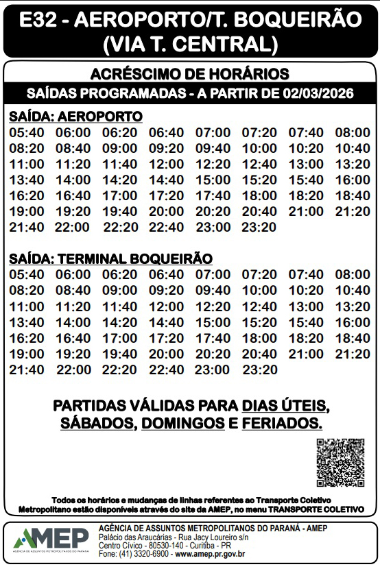 AMEP - Acesso ao Aeroporto terá ônibus a cada 20 minutos a partir de março