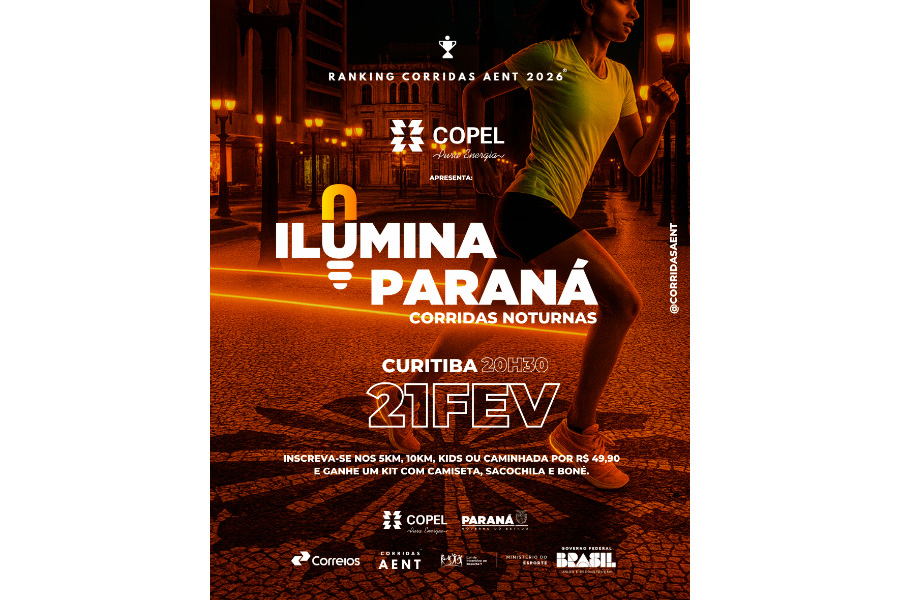 SECID - Corrida noturna Ilumina Paraná bate recorde de inscrições para Etapa Curitiba