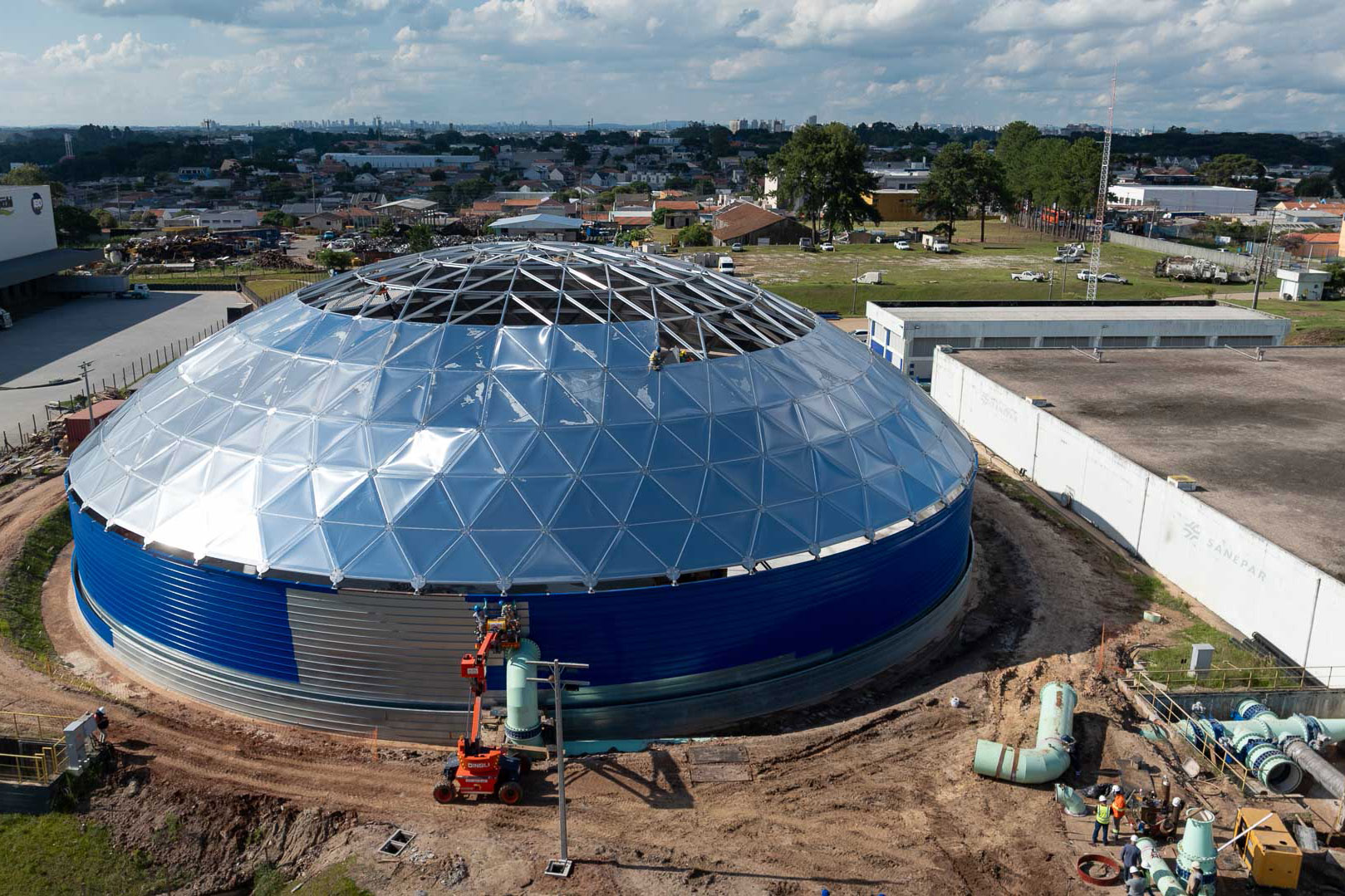 Sanepar realiza obras estratégicas em Curitiba nesta terça-feira (3) para ampliar sistemas de abastecimento