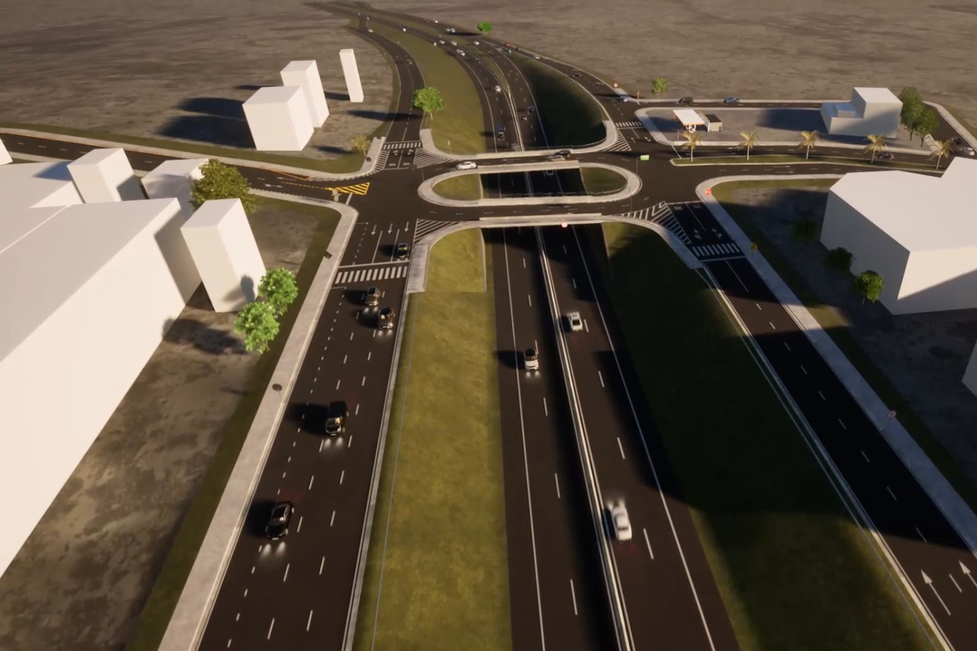 Trevo da Esperança em Cambé (maquete)