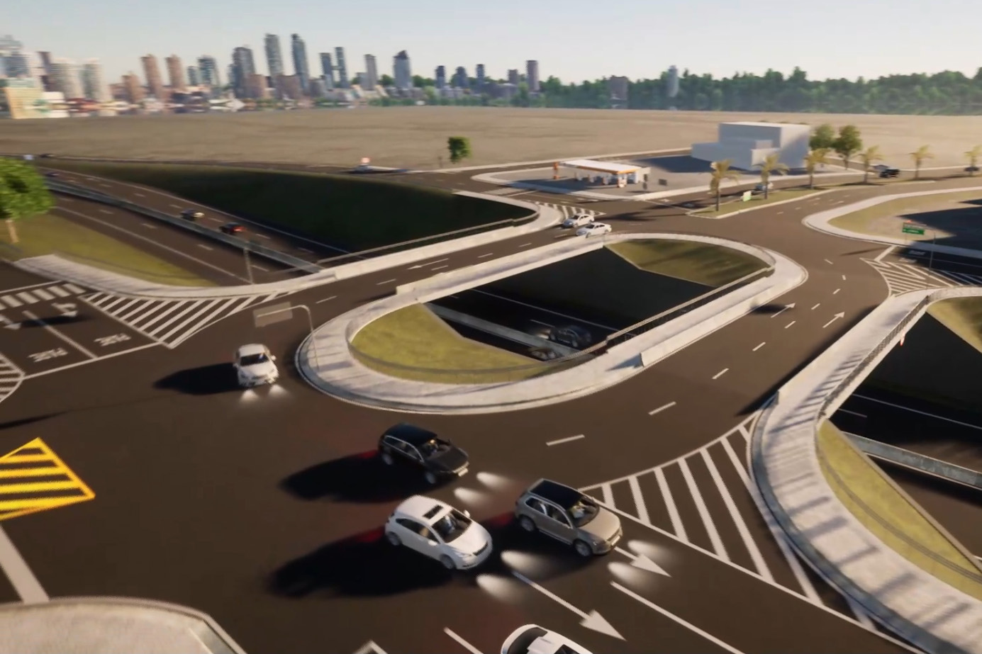 Trevo da Esperança em Cambé (maquete)