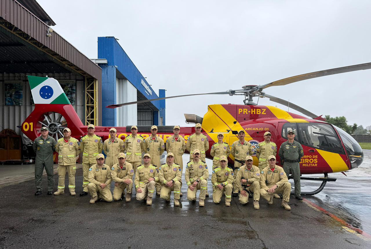 Bombeiros iniciam treinamento de novos pilotos aéreos para reforçar capacidade de resposta nas ocorrências