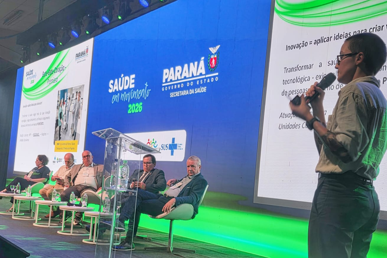 SESA - Projeto Bate-Bate Coração de telemedicina para atendimento a bebês com cardiopatia congênita é apresentado no Saúde em Movimento