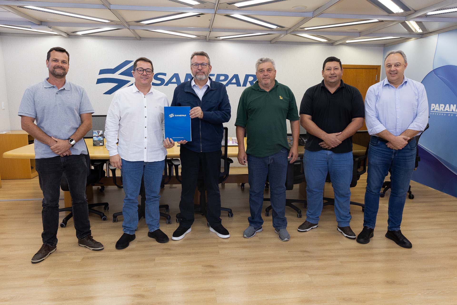 Sanepar firma nova parceria na Lapa para abastecimento de água em comunidades rurais