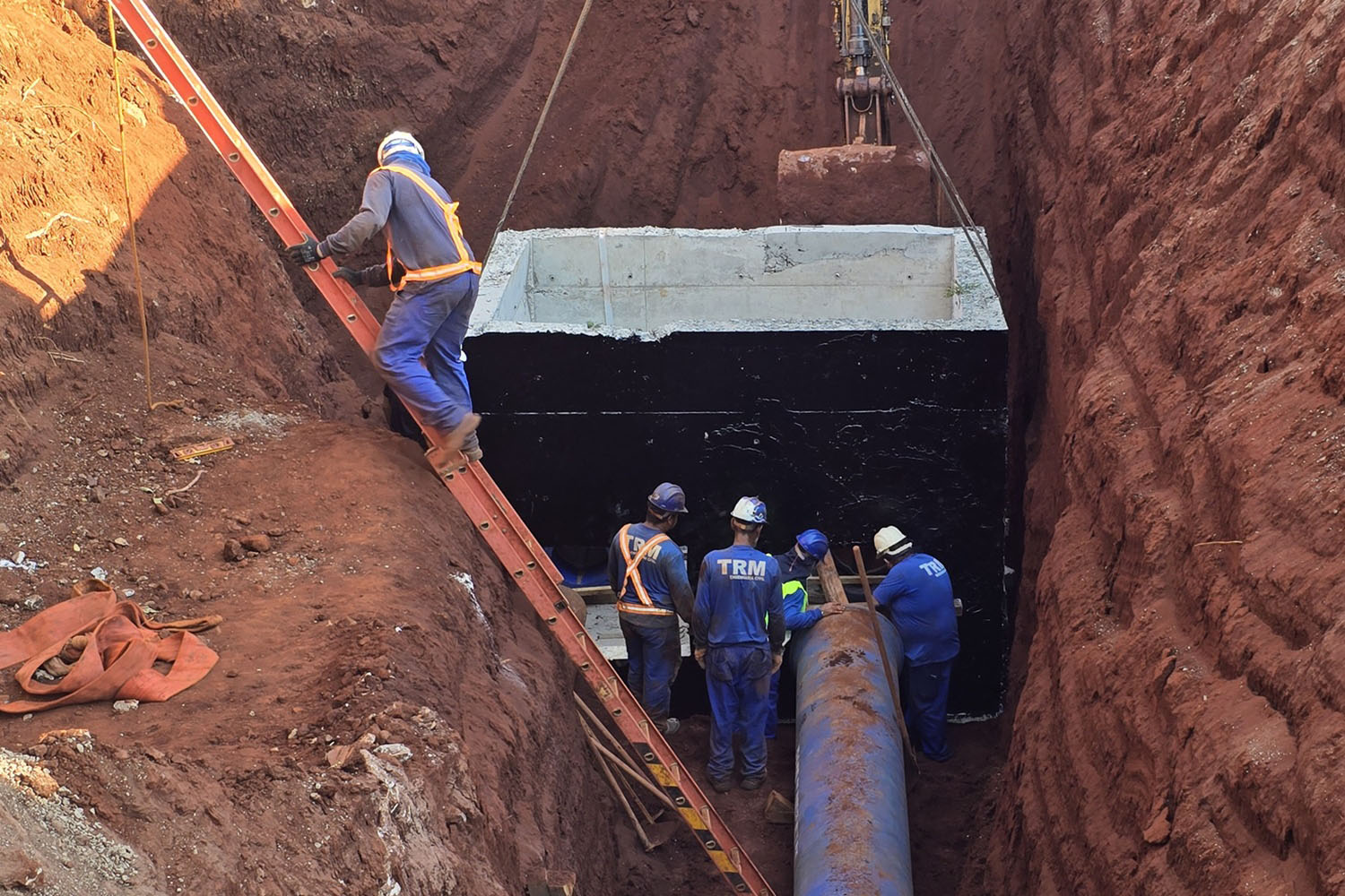 Sanepar conclui etapa crucial da obra que duplica capacidade de água na Zona Norte
