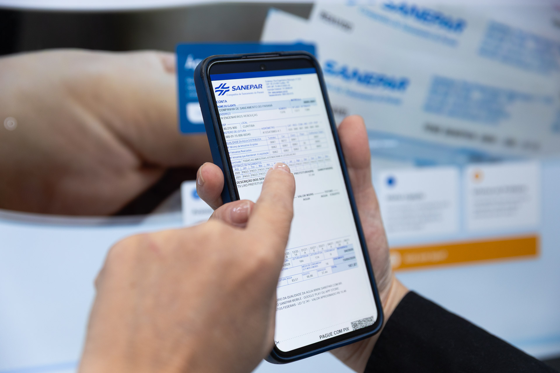 Sanepar atinge marca de 2,1 milhões de folhas poupadas com Fatura Digital