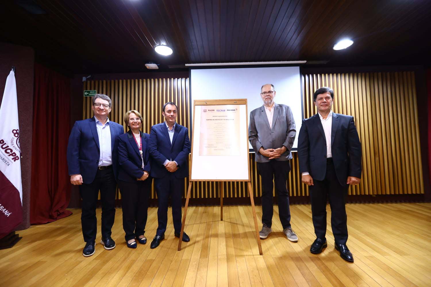 TECPAR -  lançamento de pedra fundamental em Londrina