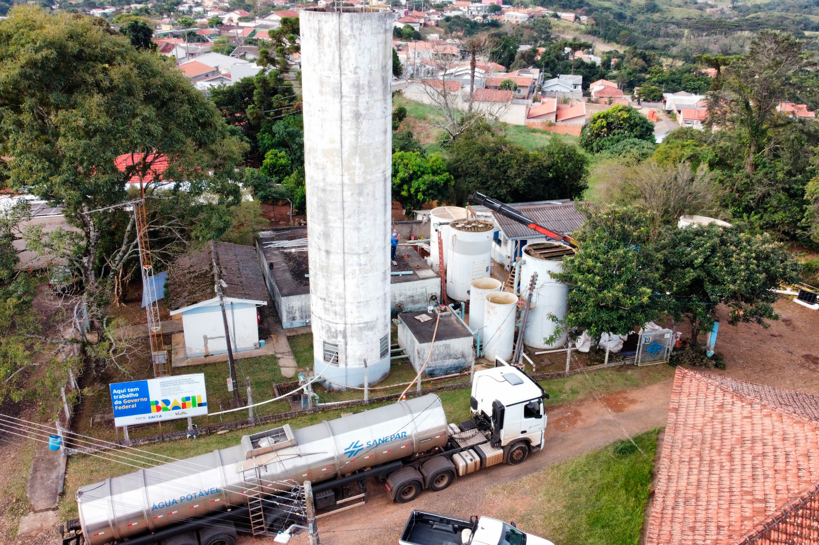 Sanepar amplia em 30% capacidade de tratamento de água em Sapopema