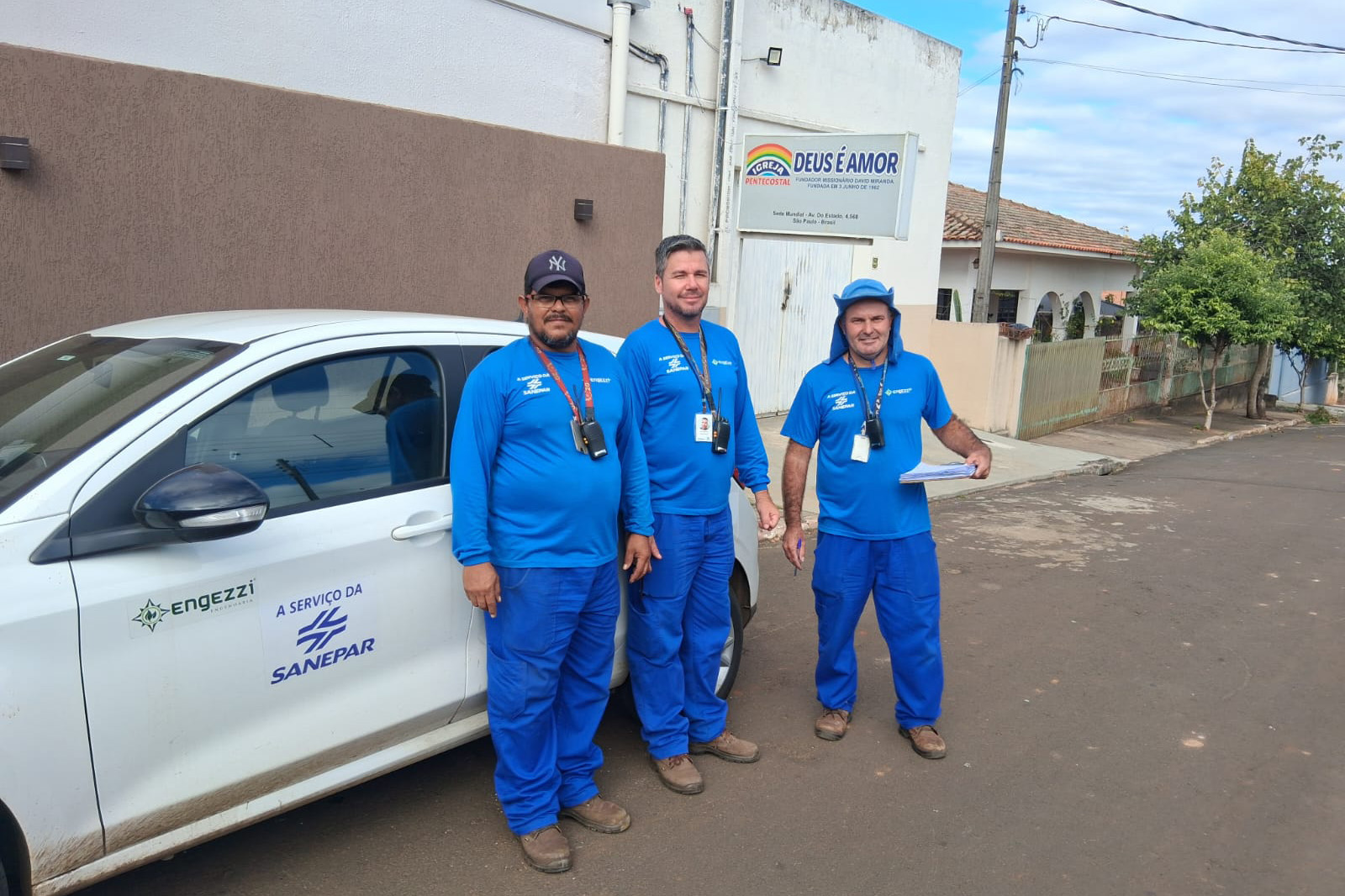 Sanepar faz vistoria em imóveis de Santo Antônio da Platina e região