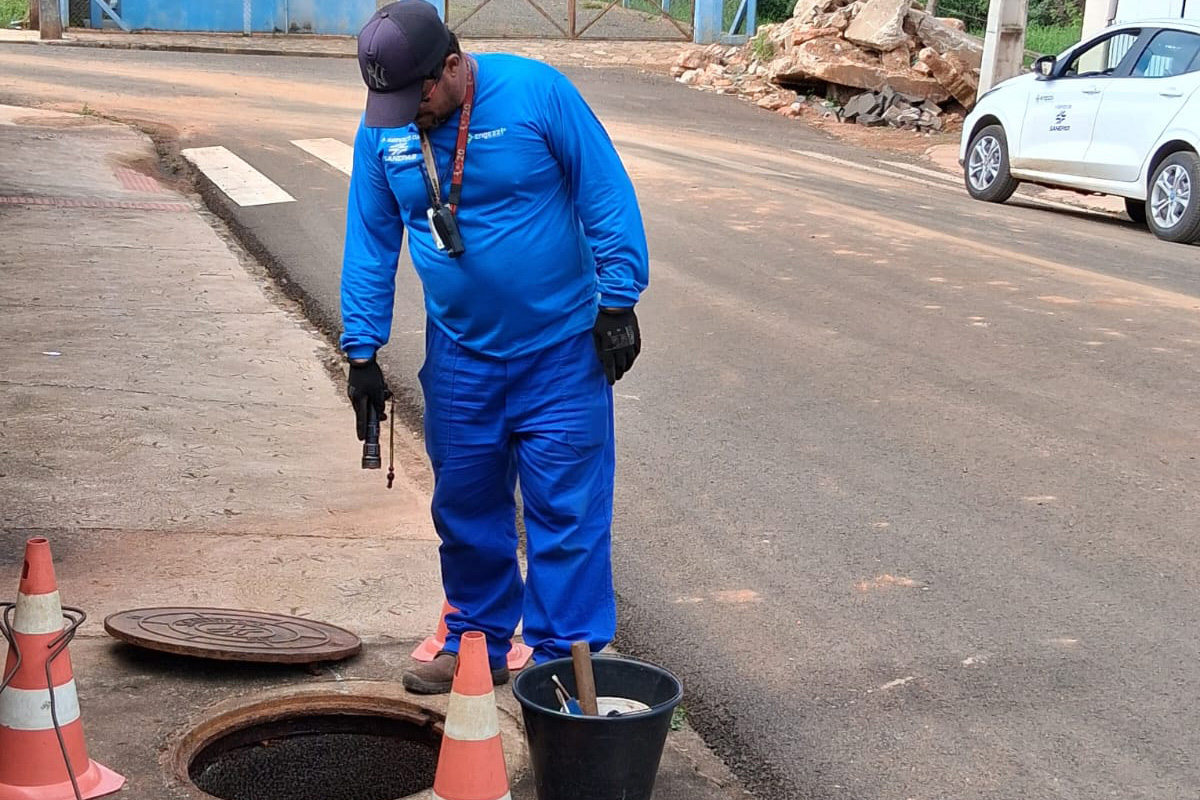 Sanepar faz vistoria em imóveis de Santo Antônio da Platina e região