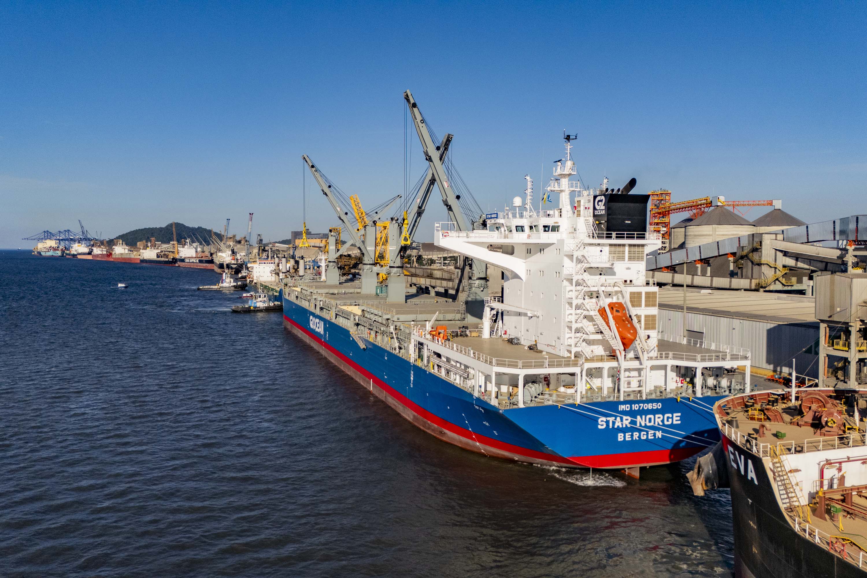 Fwd: Navio Sustentável em viagem inaugural atraca em Paranaguá