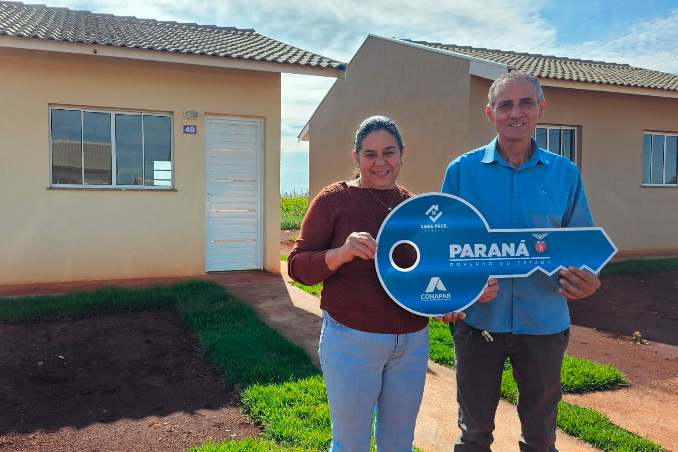 Entrega Jd Nova Esperaça, em Iracema do Oeste