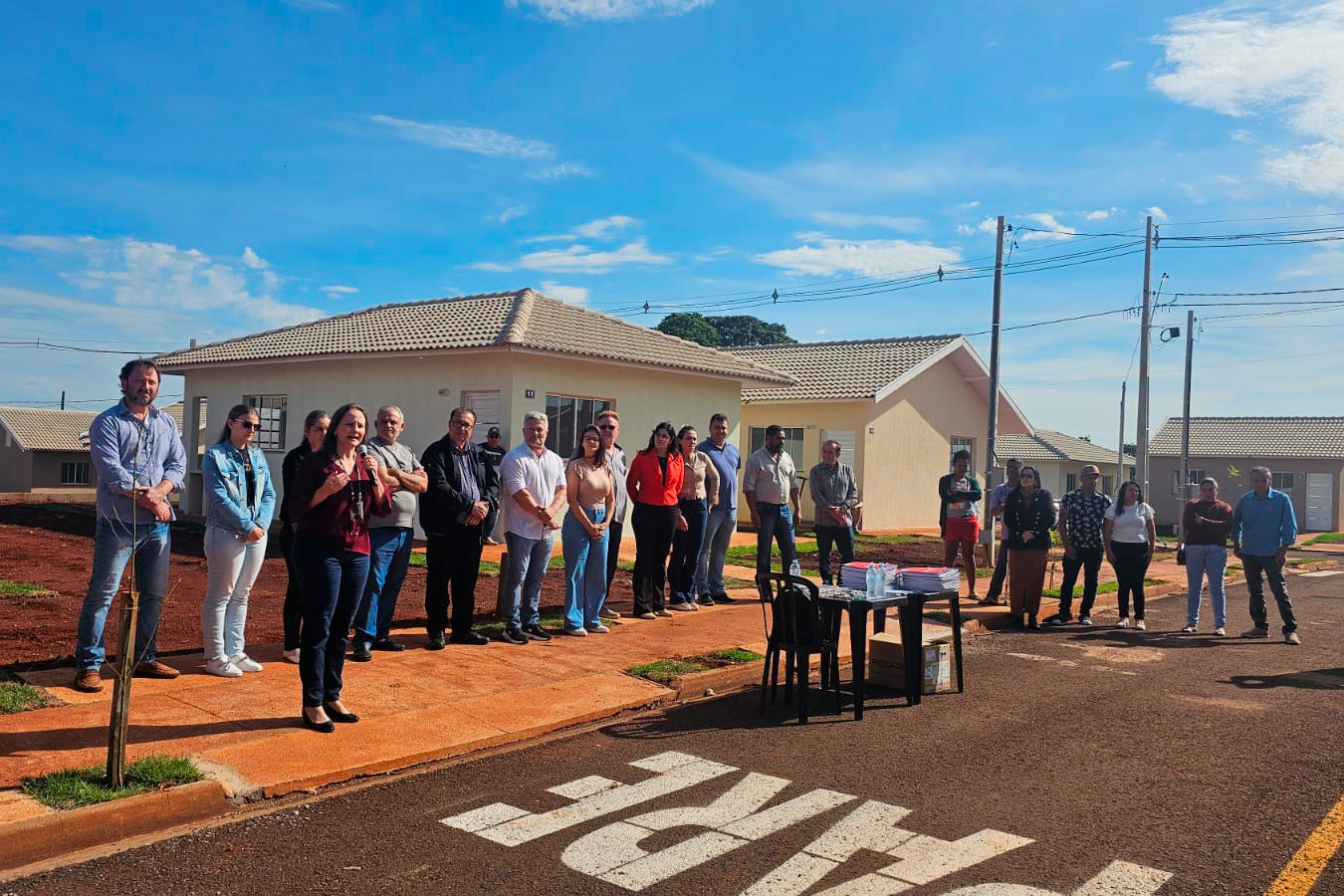 Entrega Jd Nova Esperaça, em Iracema do Oeste