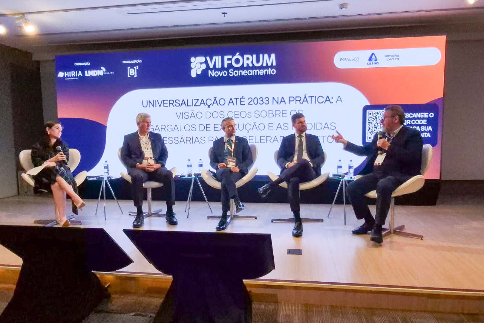 Sanepar antecipa meta de universalização e apresenta modelo de eficiência em 7º Fórum Novo Saneamento