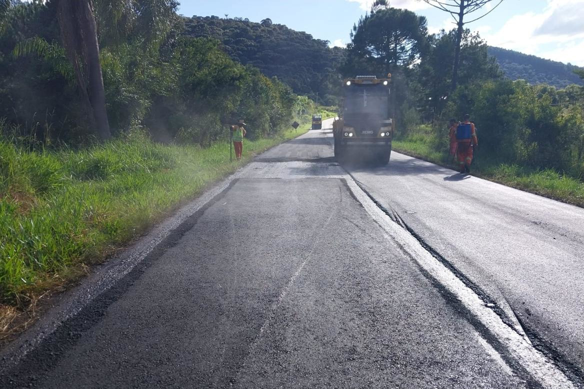 Conservação da PR-446 entre União da Vitória e Porto Vitória