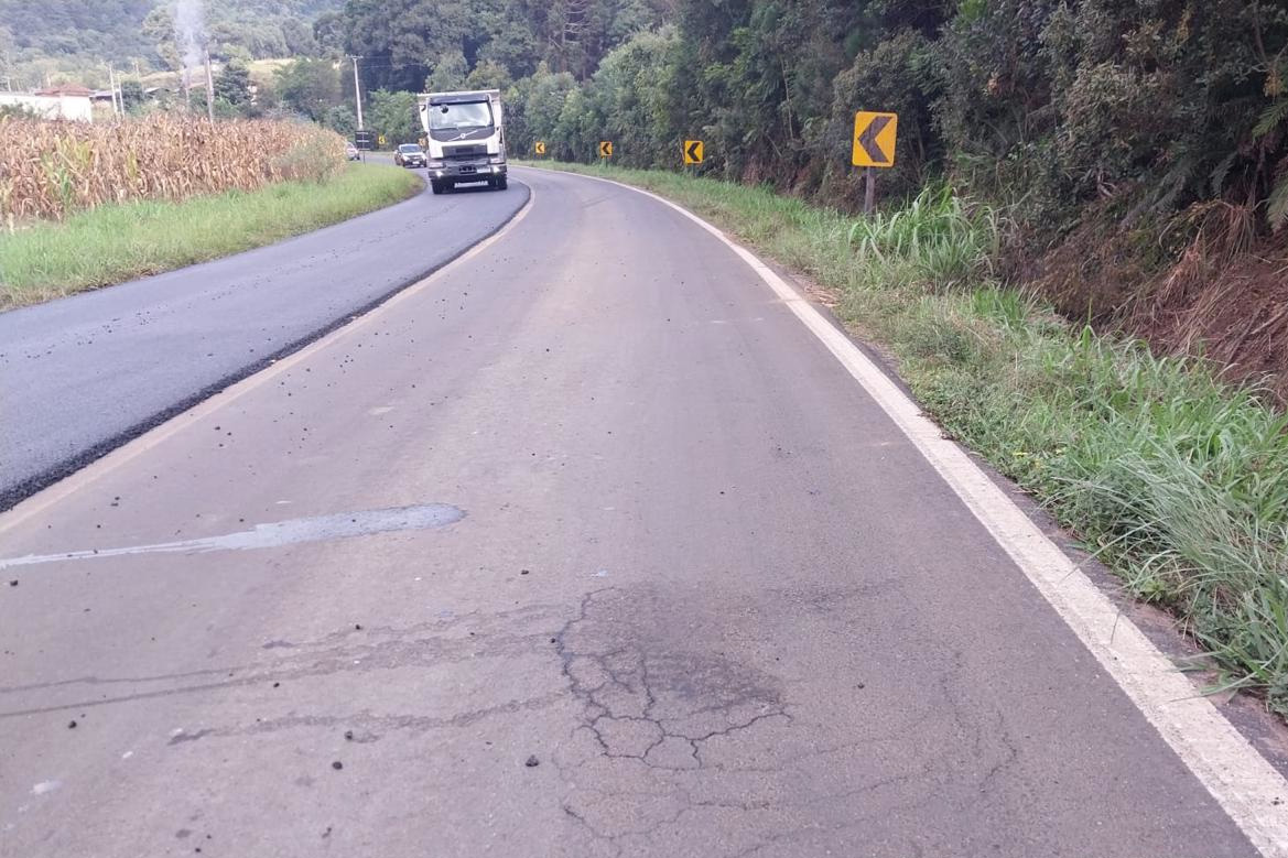 Conservação da PR-446 entre União da Vitória e Porto Vitória