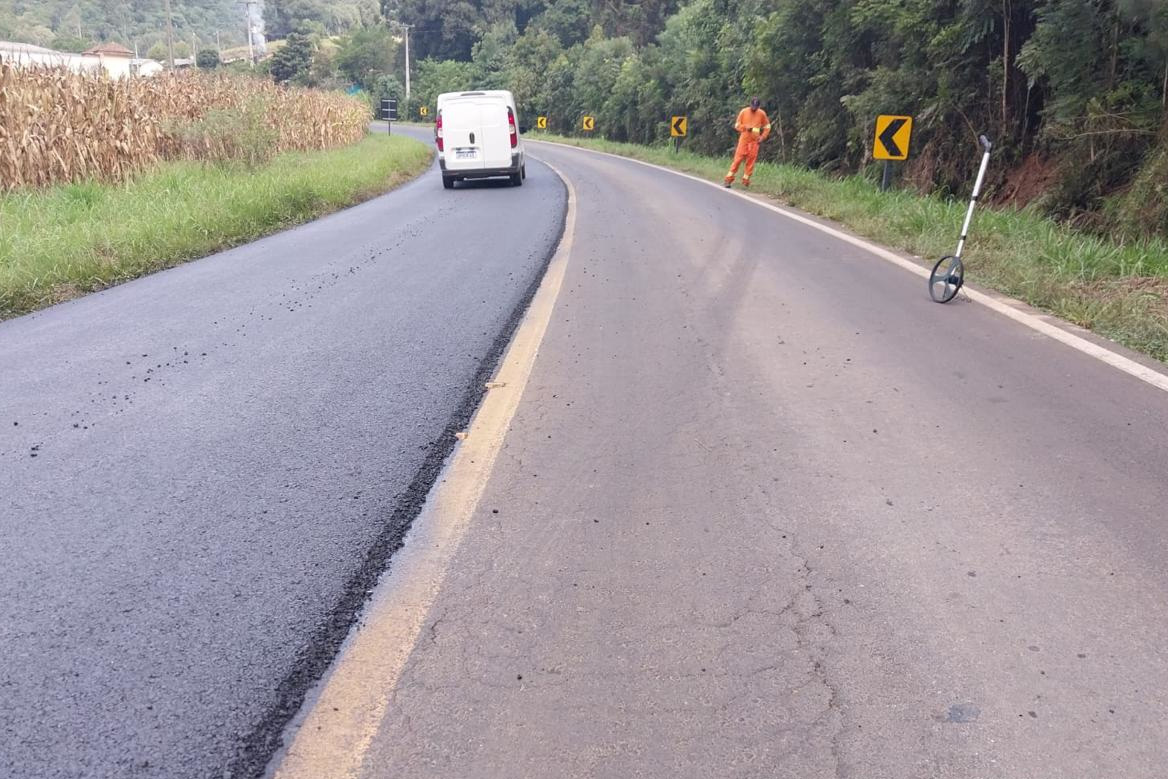 Conservação da PR-446 entre União da Vitória e Porto Vitória