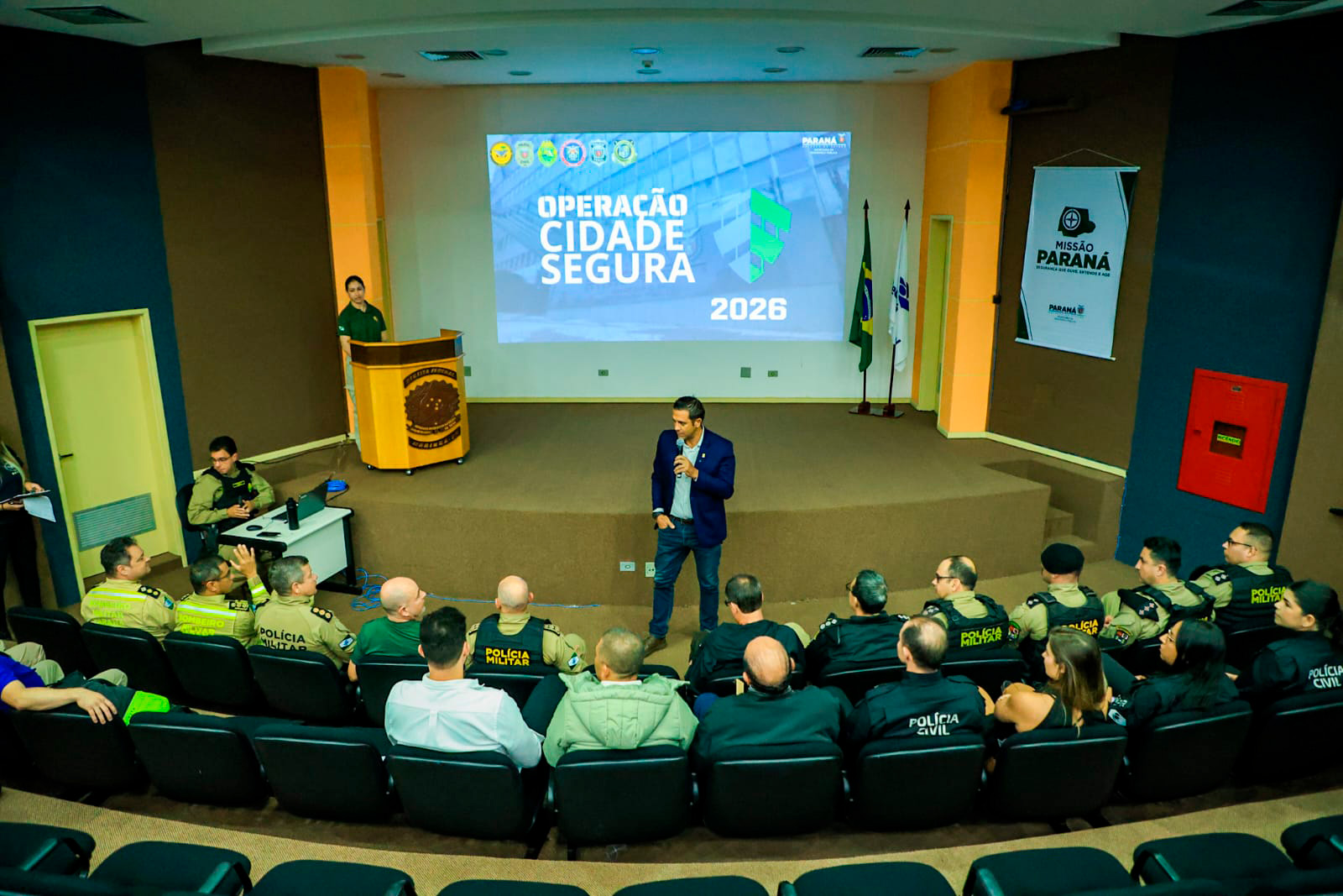 Missão Paraná VII reforça integração das forças de segurança em reuniões estratégicas do Cidade Segura na região de Maringá