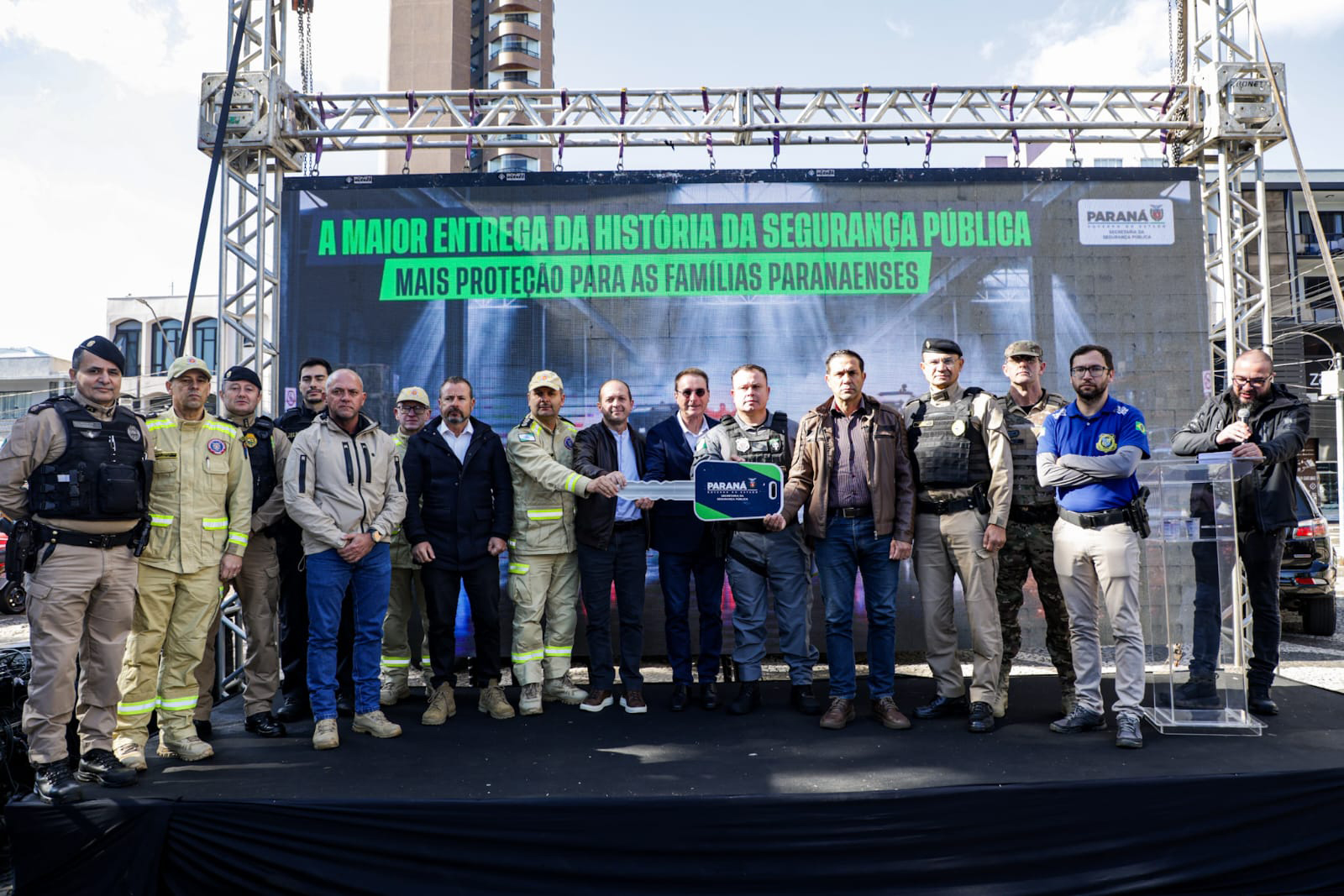Governo do Estado entrega 50 novas viaturas e reforça estrutura da segurança pública no Sudoeste
