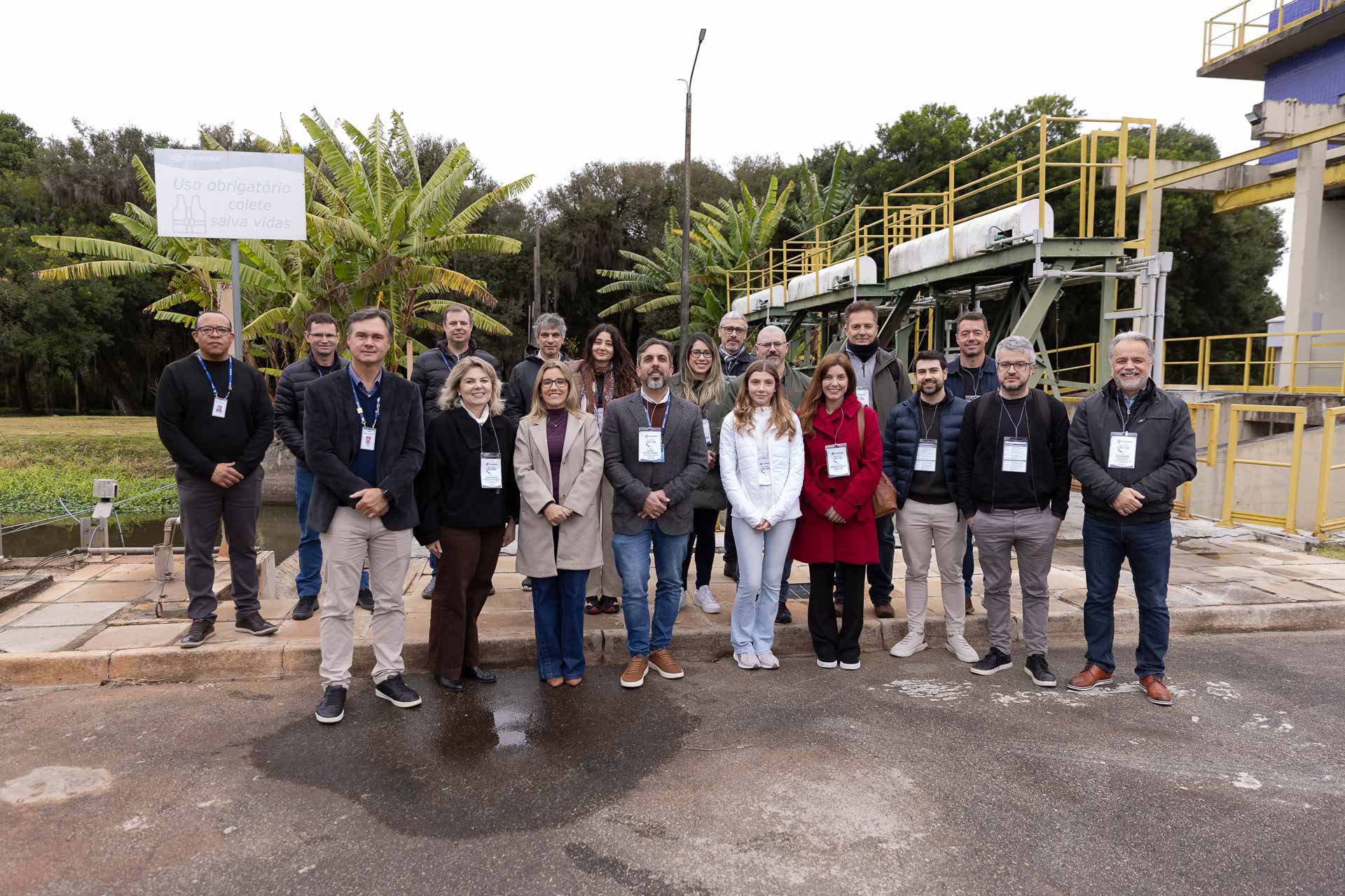 Magistrados federais visitam a Sanepar e conhecem tecnologias e complexidade do saneamento