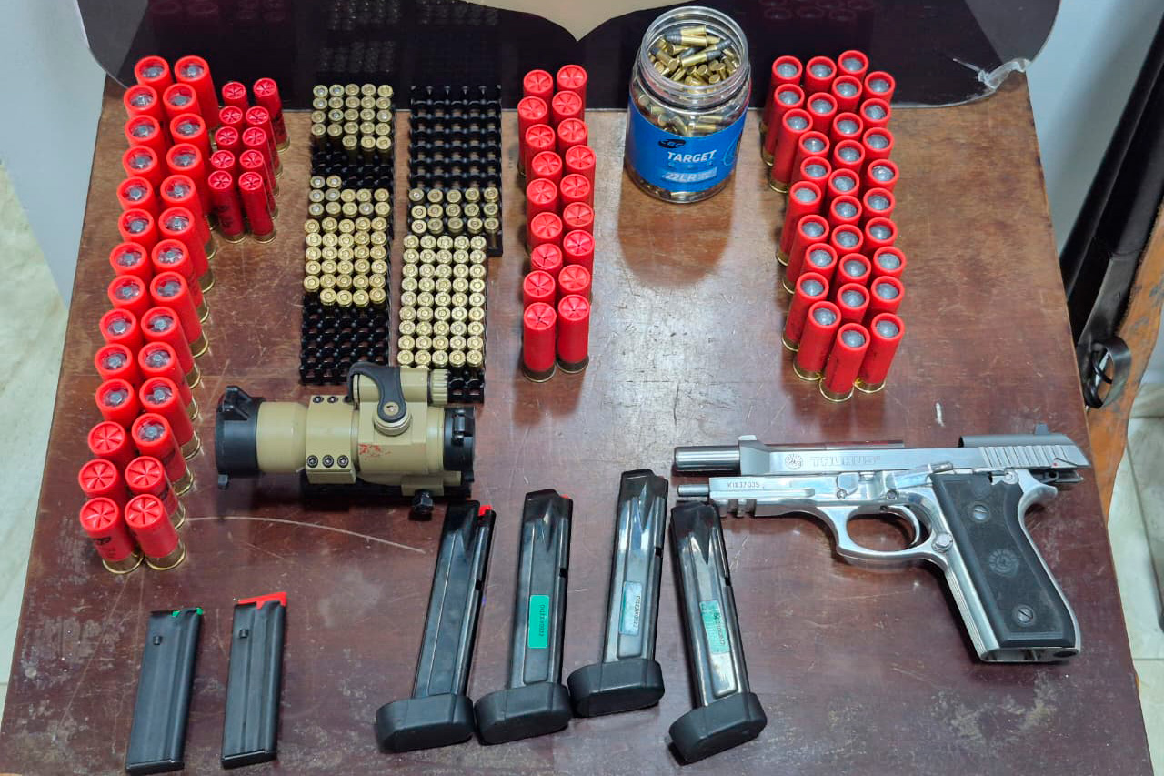 PCPR prende seis pessoas e apreende arsenal durante operação contra comércio ilegal de armas