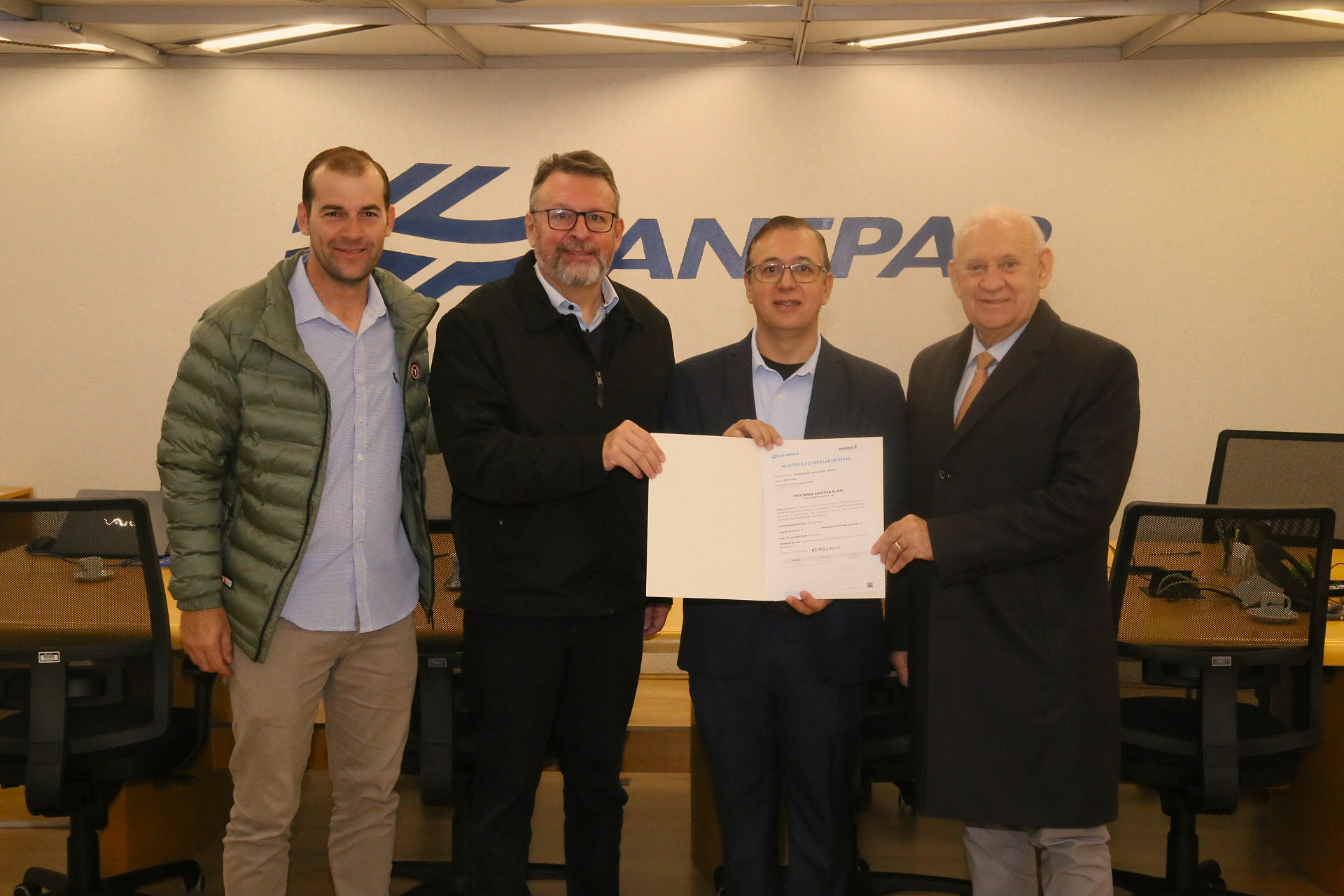Investimentos de R$ 2,3 milhões do Programa Sanepar Rural beneficiam cinco municípios