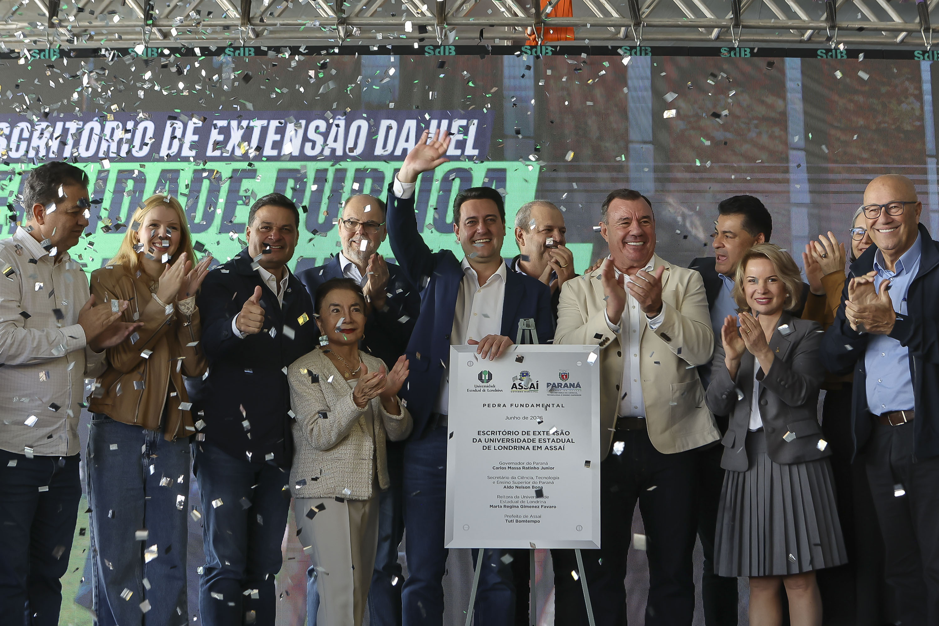 Governador Ratinho Junior inaugura Escritório de Extensão da UEL em Assaí