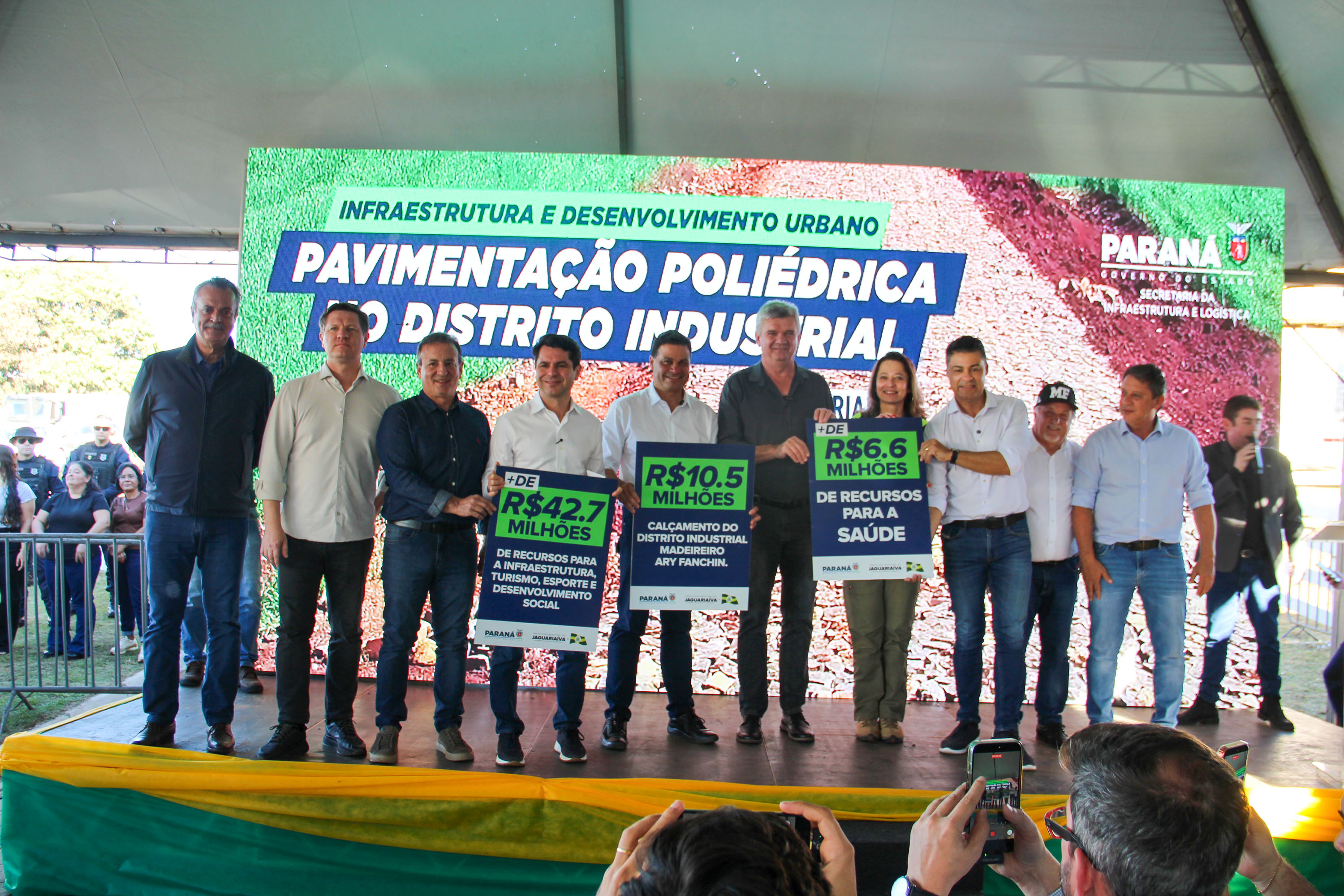 Governo do Estado autoriza início das obras de pavimentação no Distrito Industrial de Jaguariaíva