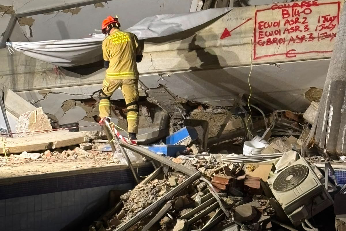 Brasil mantém força-tarefa dos bombeiros em busca de sobreviventes a dois dias do fim da janela de resgate
