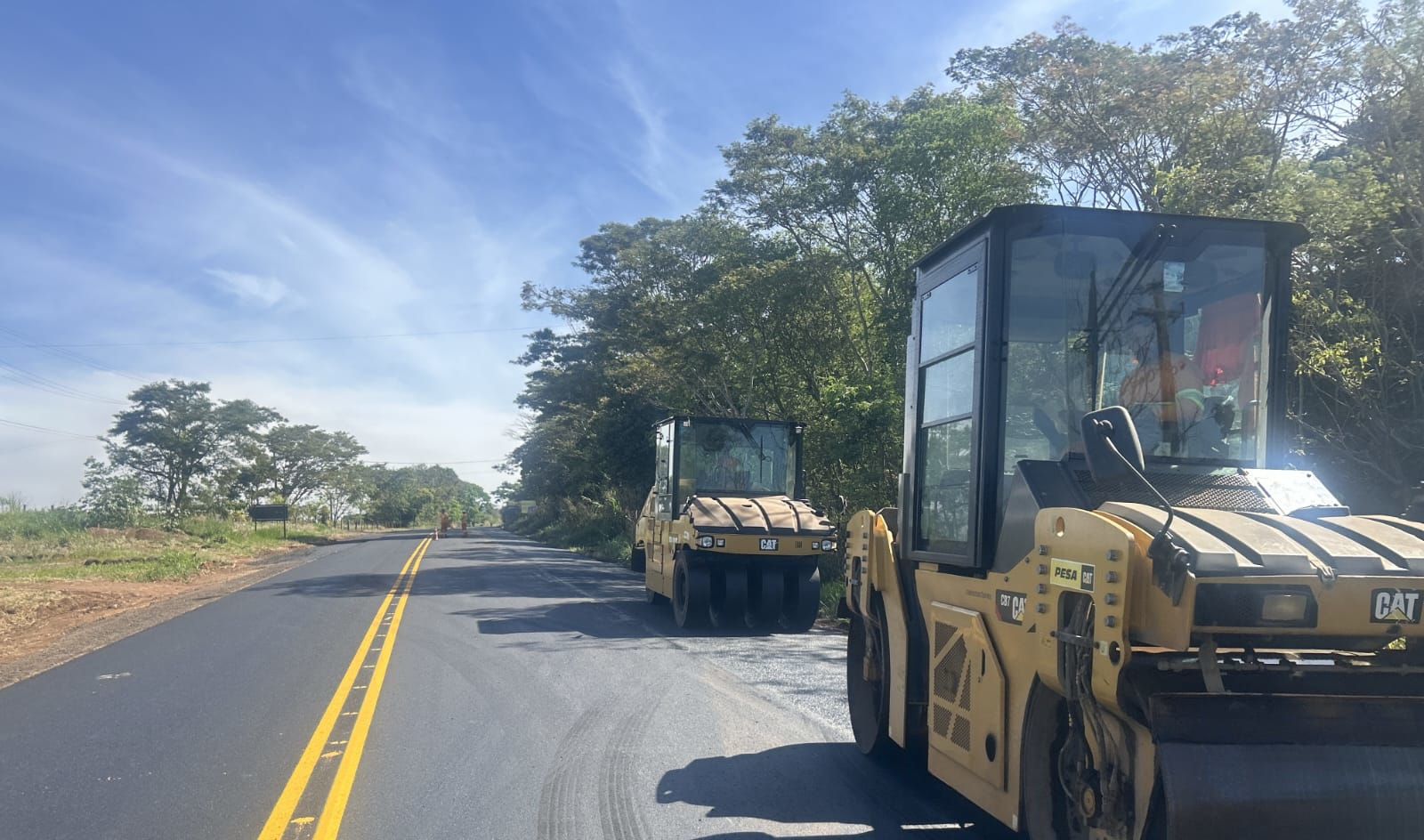 PR-463 entre Colorado e Santo Inácio.