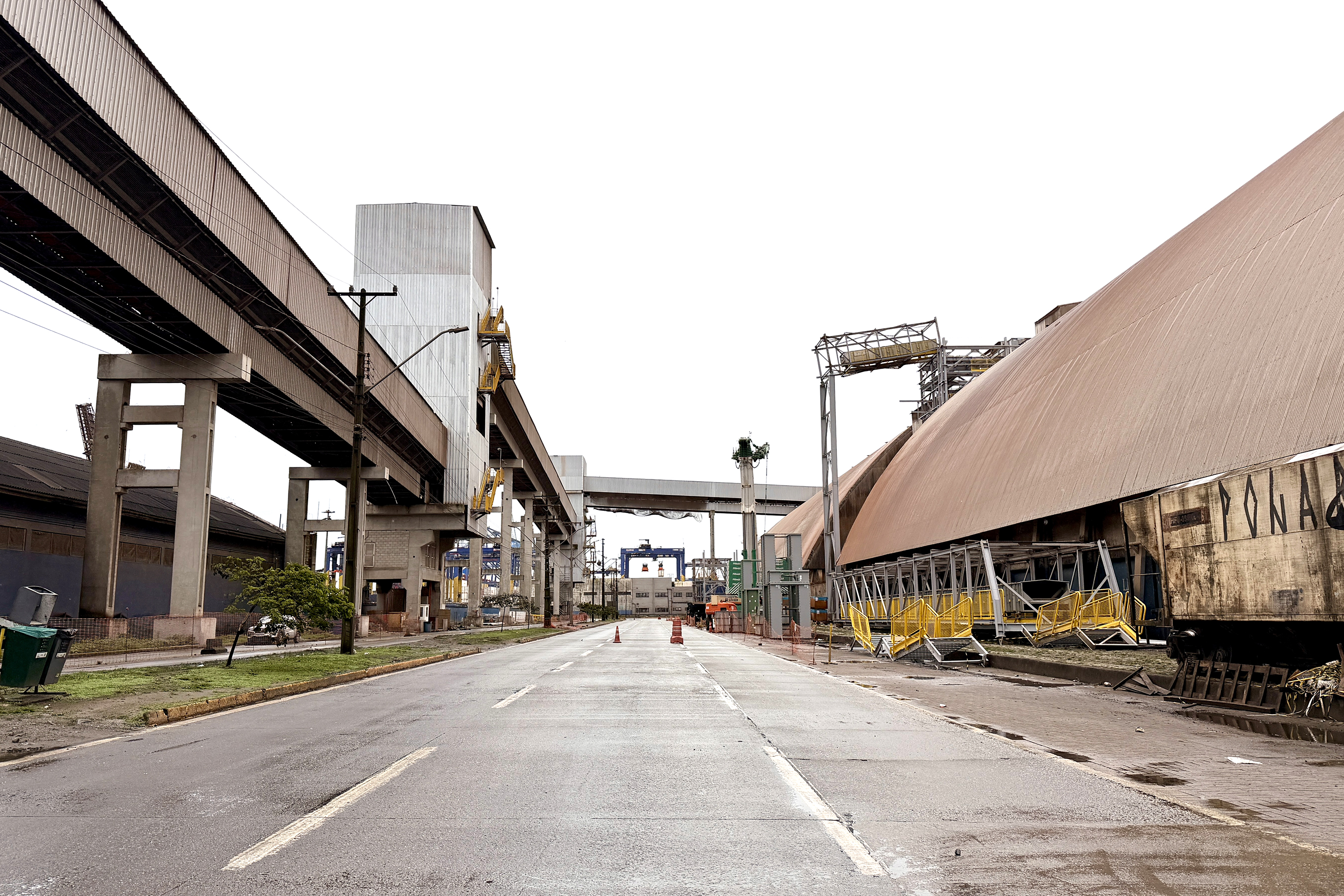 Primeira interligação do Moegão com terminal privado será feita neste domingo