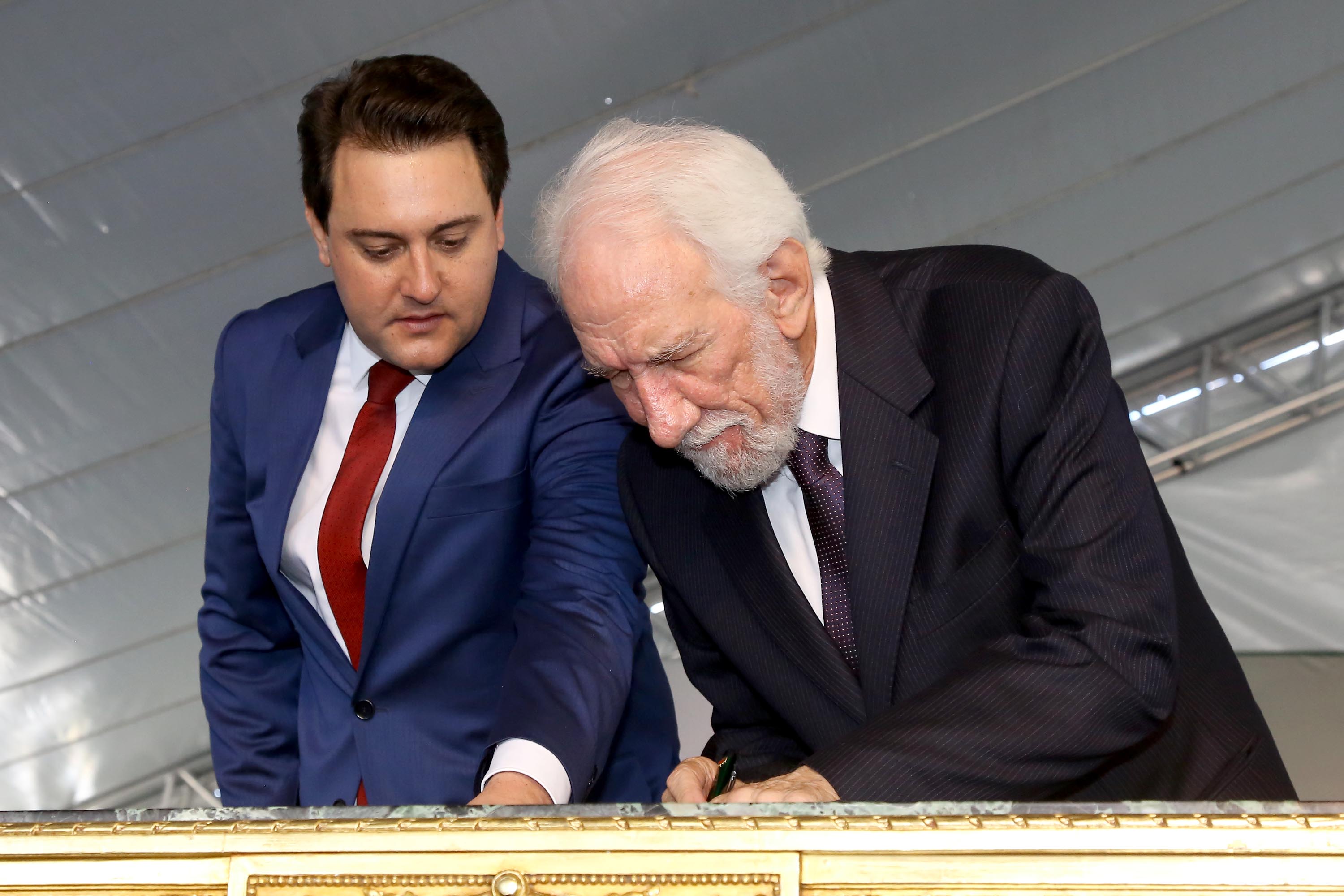 Posse do governador Carlos Massa Ratinho Junior. Na foto, com o vice governador, Darci Piana - Curitiba, 01/01/2019 - Foto: Jaelson Lucas/ANPr