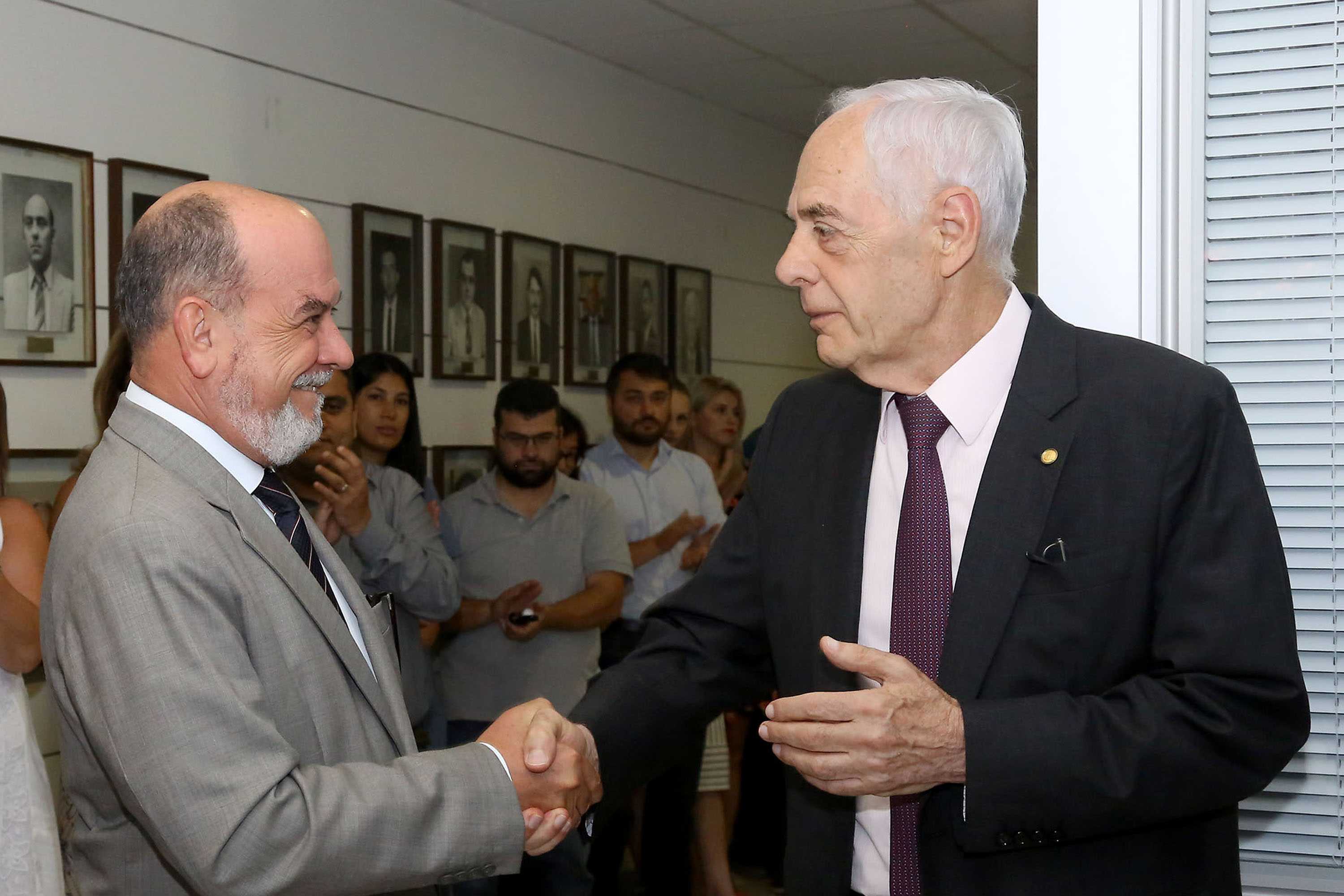 Transmissão de cargo na Secretaria da Administração e Previdência. Sai Fernando Ghignone e entre Reinhold Stephanes. - Curitiba, 02/01/2019 - Foto: Jaelson Lucas/ANPr