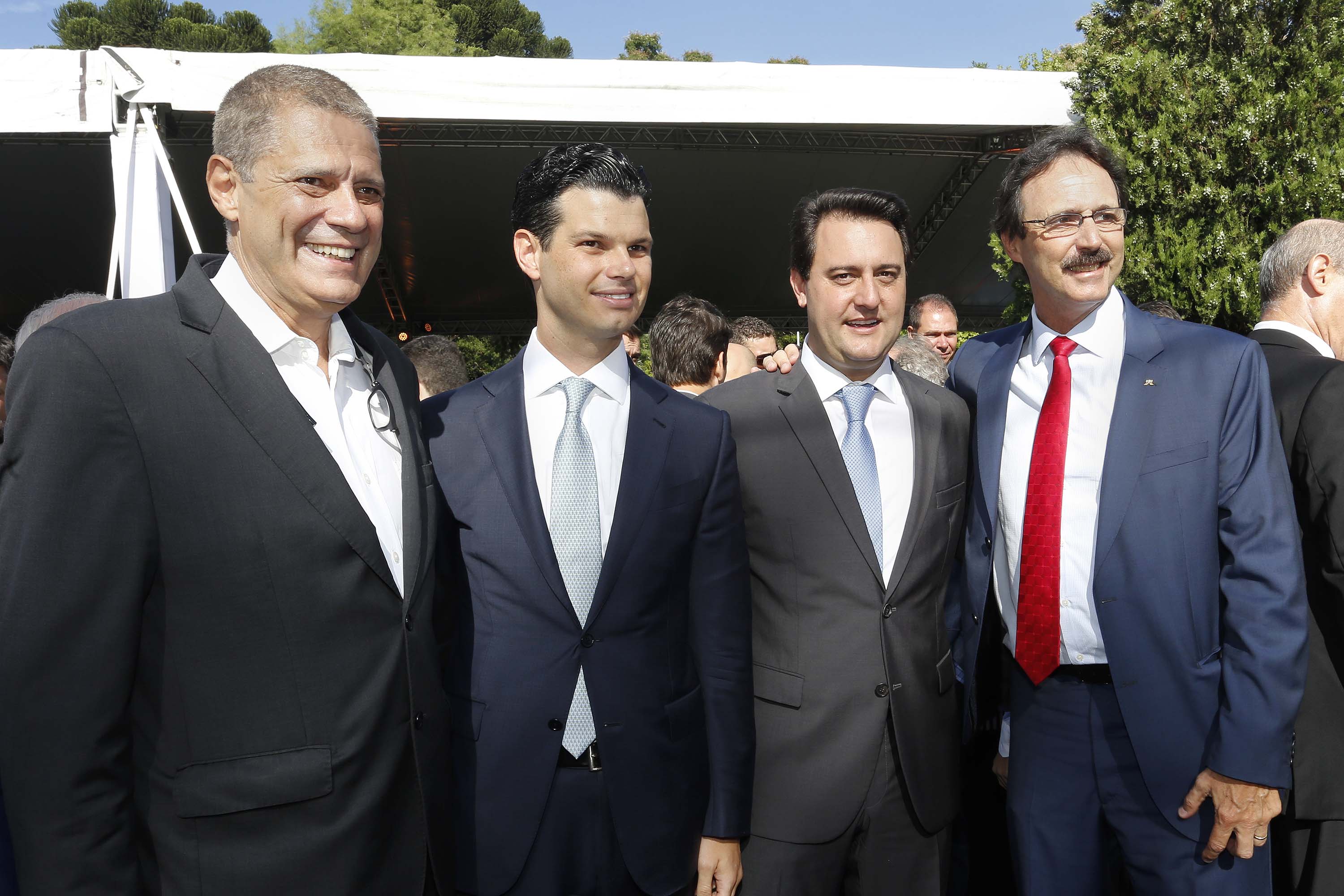 O governador Carlos Massa Ratinho Junior, participou da solenidade de posse do presidente da Copel, Daniel Pimentel Slaviero. Curitiba, 16-01-19. - Foto: Arnaldo Alves / ANPr.