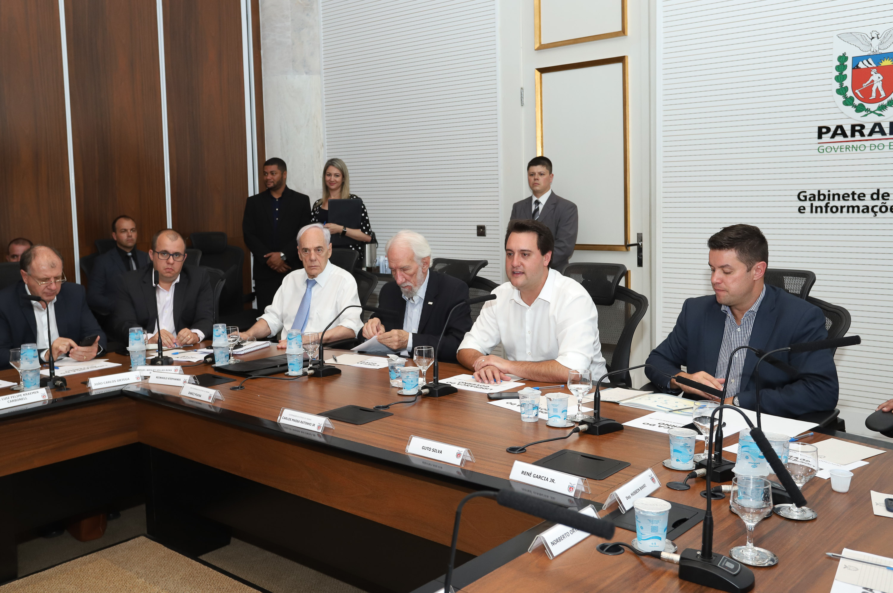 O governador Carlos Massa Ratinho Junior determinou a contratação de uma auditoria externa para avaliar as folhas de pagamento dos servidores ativos do Poder Executivo e inativos da Paranaprevidência (todos os Poderes). - Curitiba, 22/01/2019 - Foto: Rodrigo Félix Leal