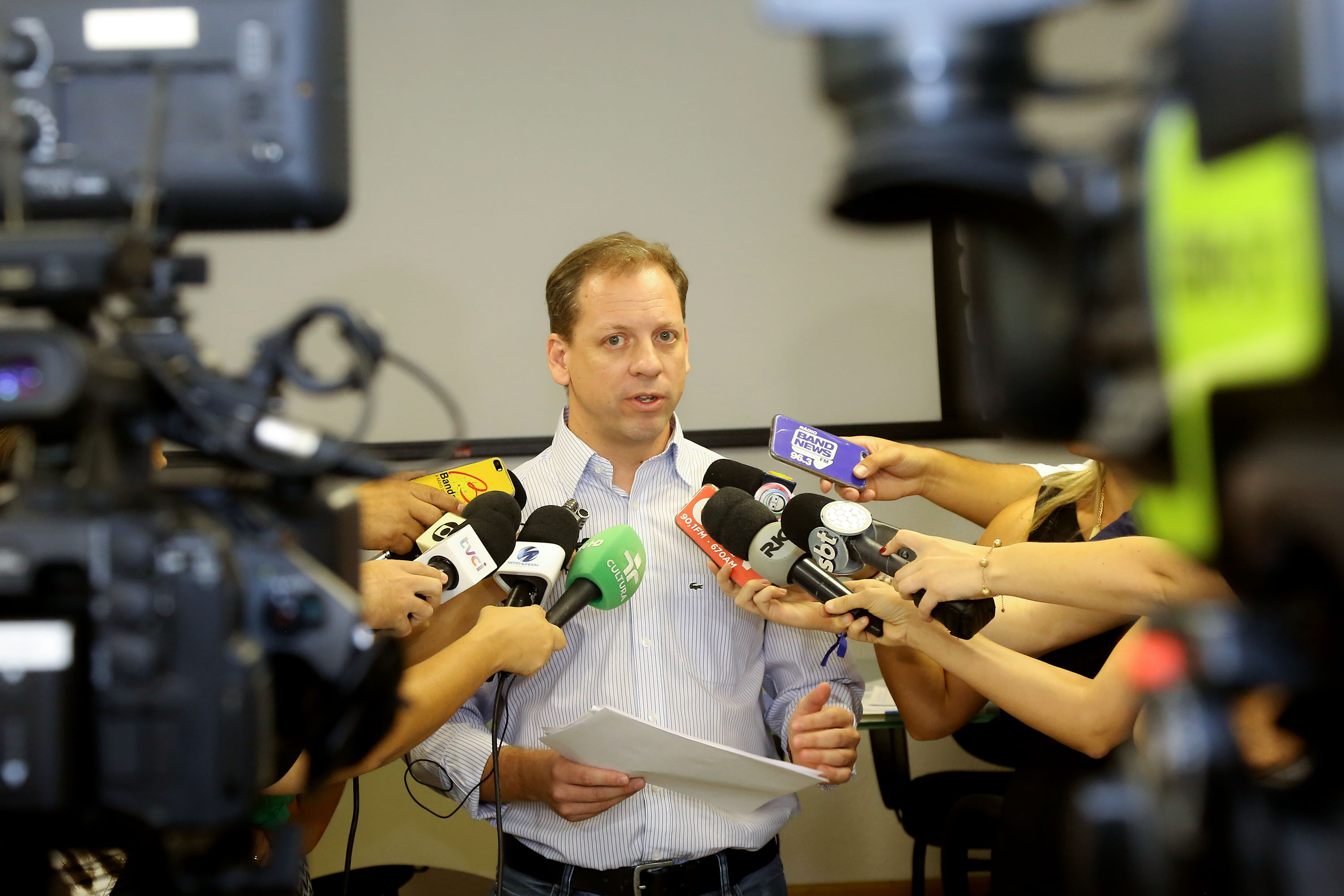 Coletiva de imprensa sobre o enfrentamento da febre amarela no Paraná. Na foto, Nestor Werner, diretor geral da Secretaria da Saúde. - Curitiba, 30/01/2019 - Foto: Jaelson Lucas/ANPr