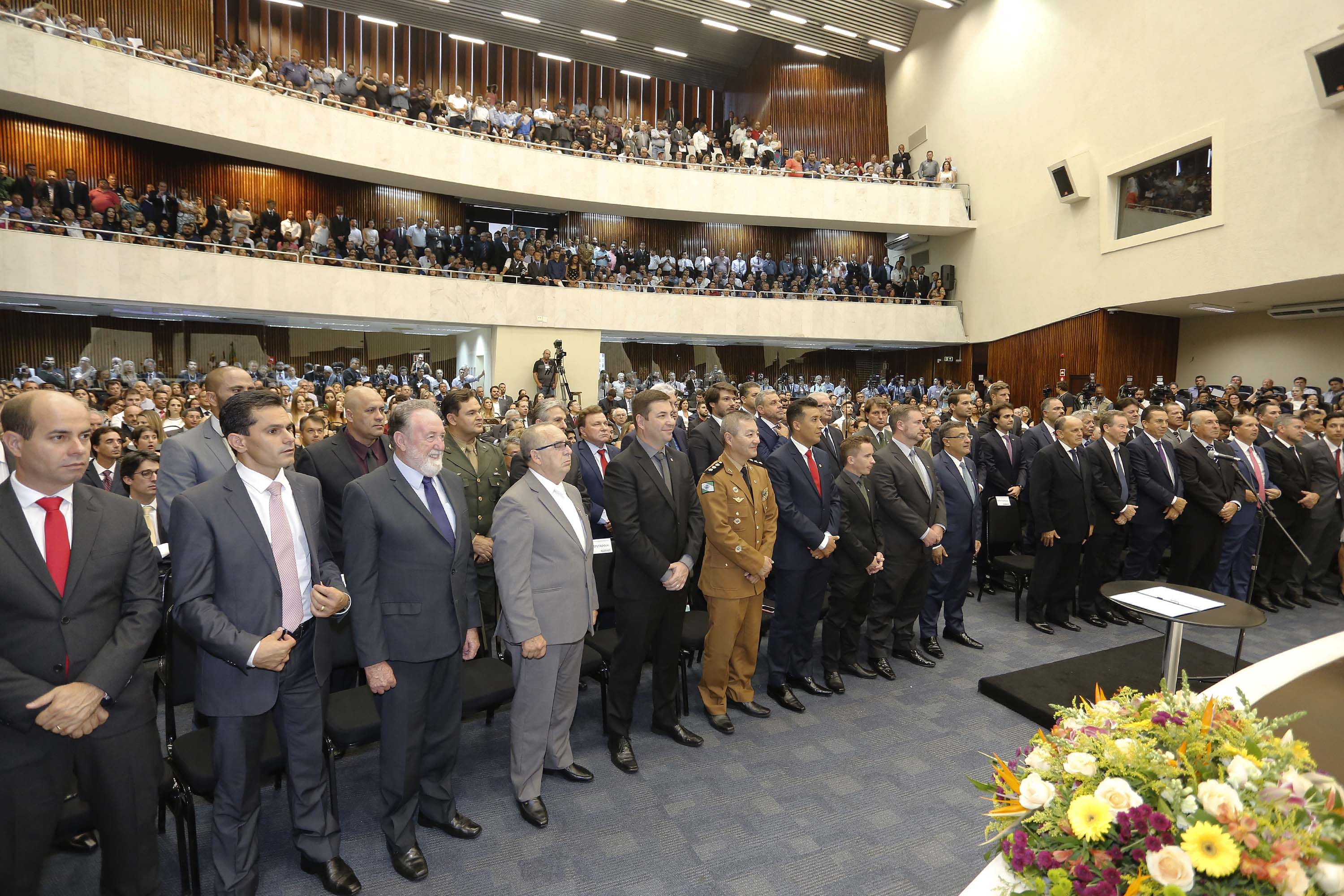 Governador Carlos Massa Ratinho Junior participa, na Assembleia Legislativa do Estado Paraná da abertura dos trabalhos legislativos de 2019. - Curitiba, 01/02/2019 - Foto: Arnaldo Alves/ANPr