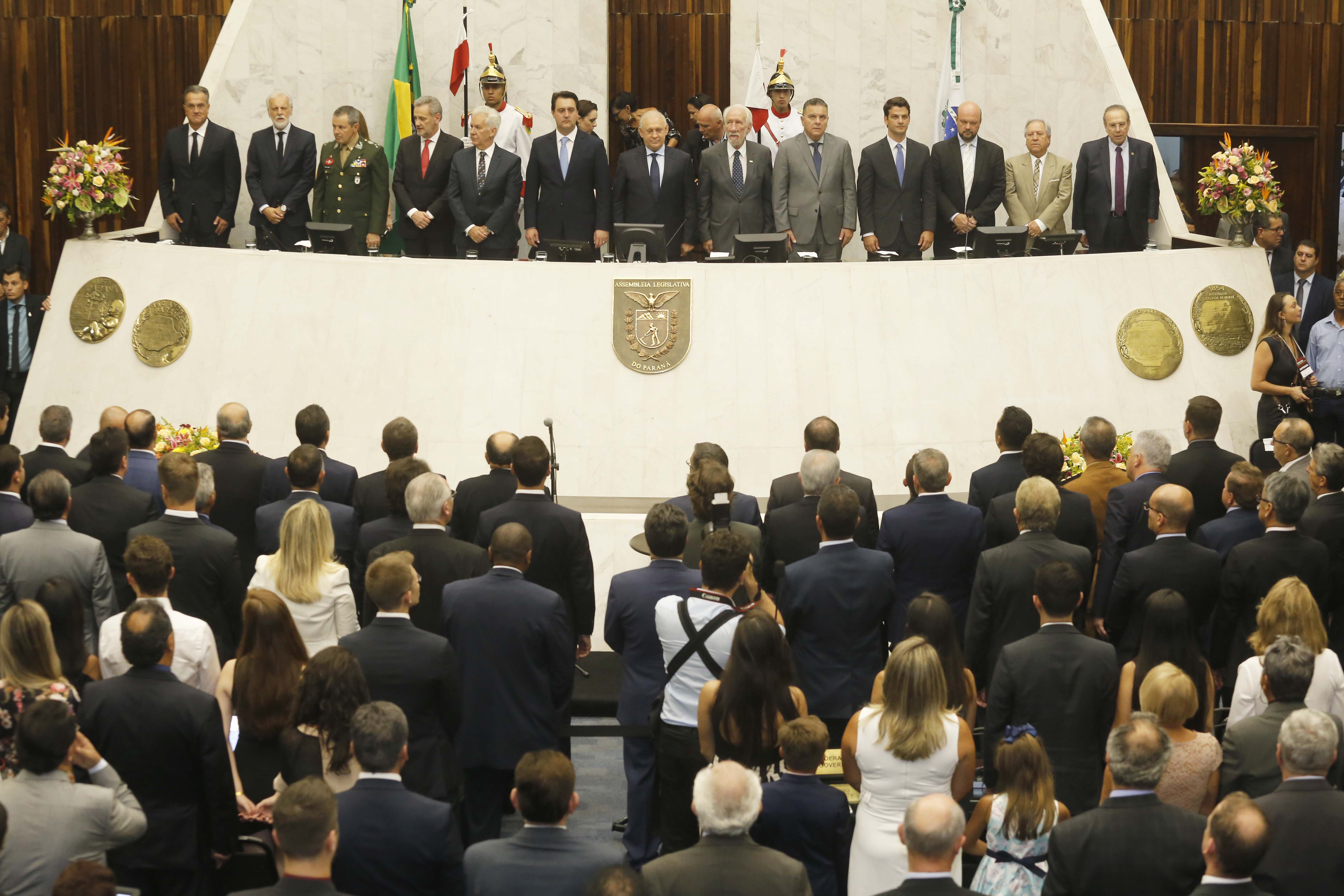 Governador Carlos Massa Ratinho Junior participa, na Assembleia Legislativa do Estado Paraná da abertura dos trabalhos legislativos de 2019. - Curitiba, 01/02/2019 - Foto: Arnaldo Alves/ANPr