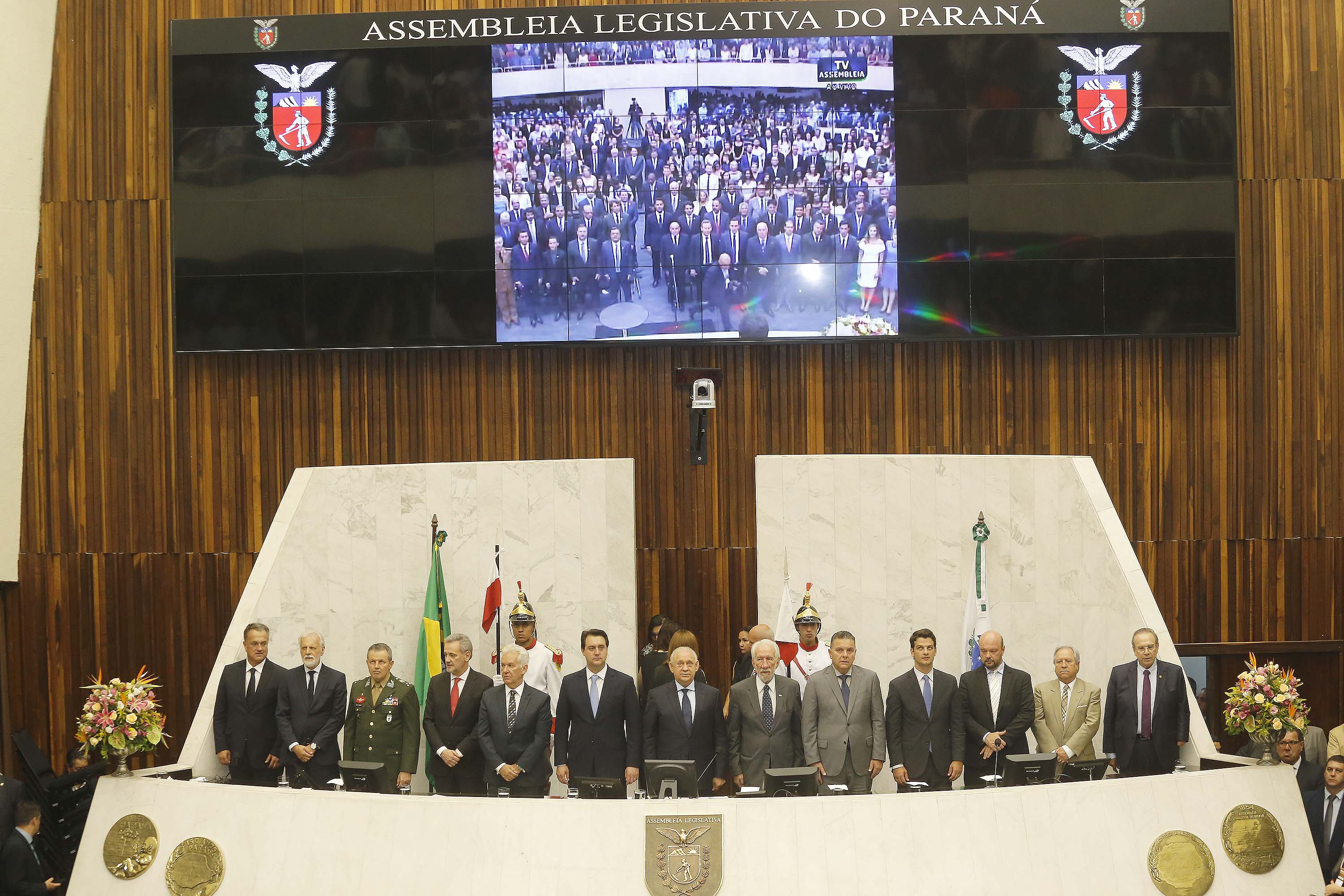 Governador Carlos Massa Ratinho Junior participa, na Assembleia Legislativa do Estado Paraná da abertura dos trabalhos legislativos de 2019. - Curitiba, 01/02/2019 - Foto: Arnaldo Alves/ANPr