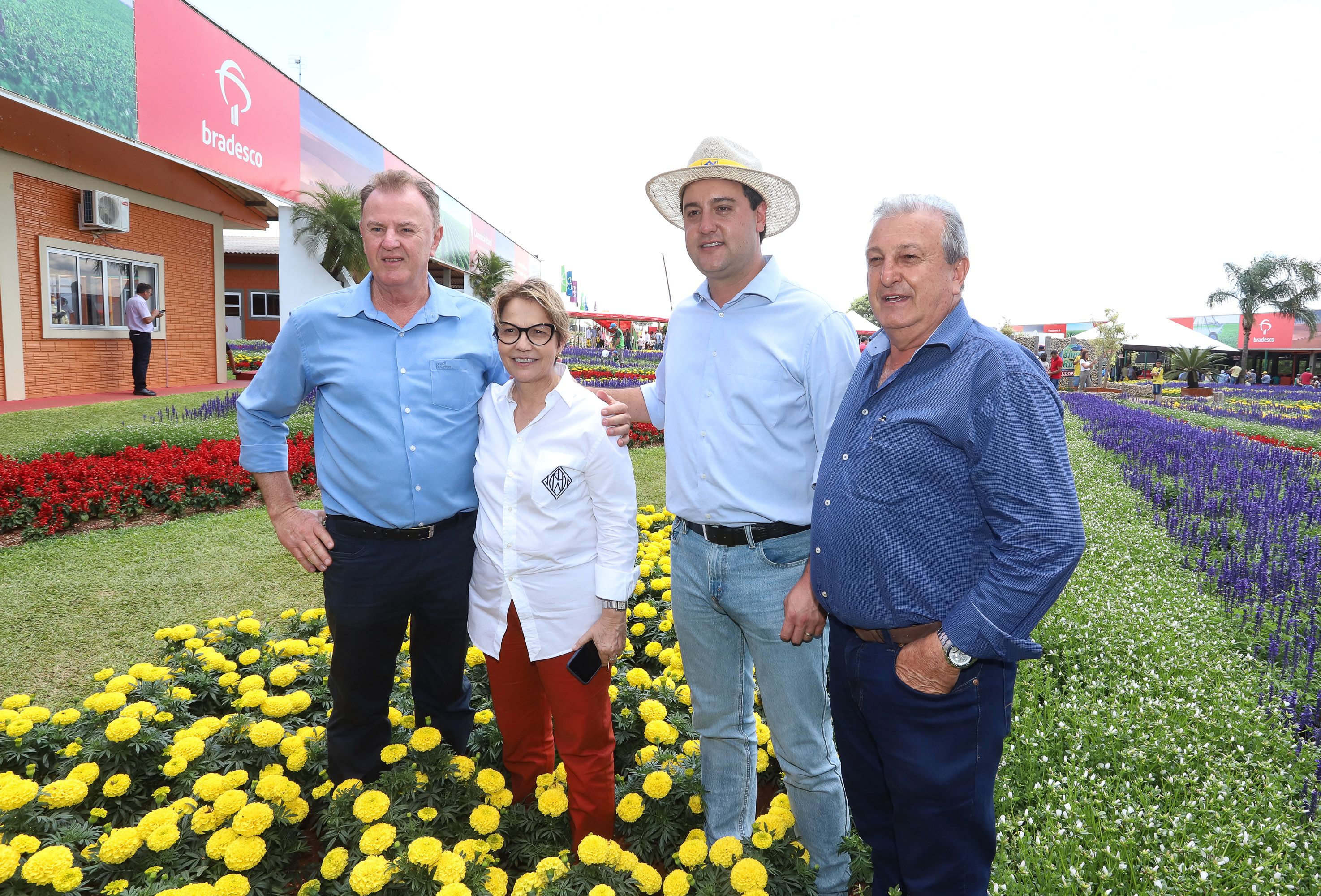 O governador Carlos Massa Ratinho Junior recebe a ministra da Agricultura, Pecuária e Abastecimento, Tereza Cristina, no Show Rural Coopavel. - Cascavel, 08/02/2019 - Foto: Rodrigo Félix Leal/ANPr