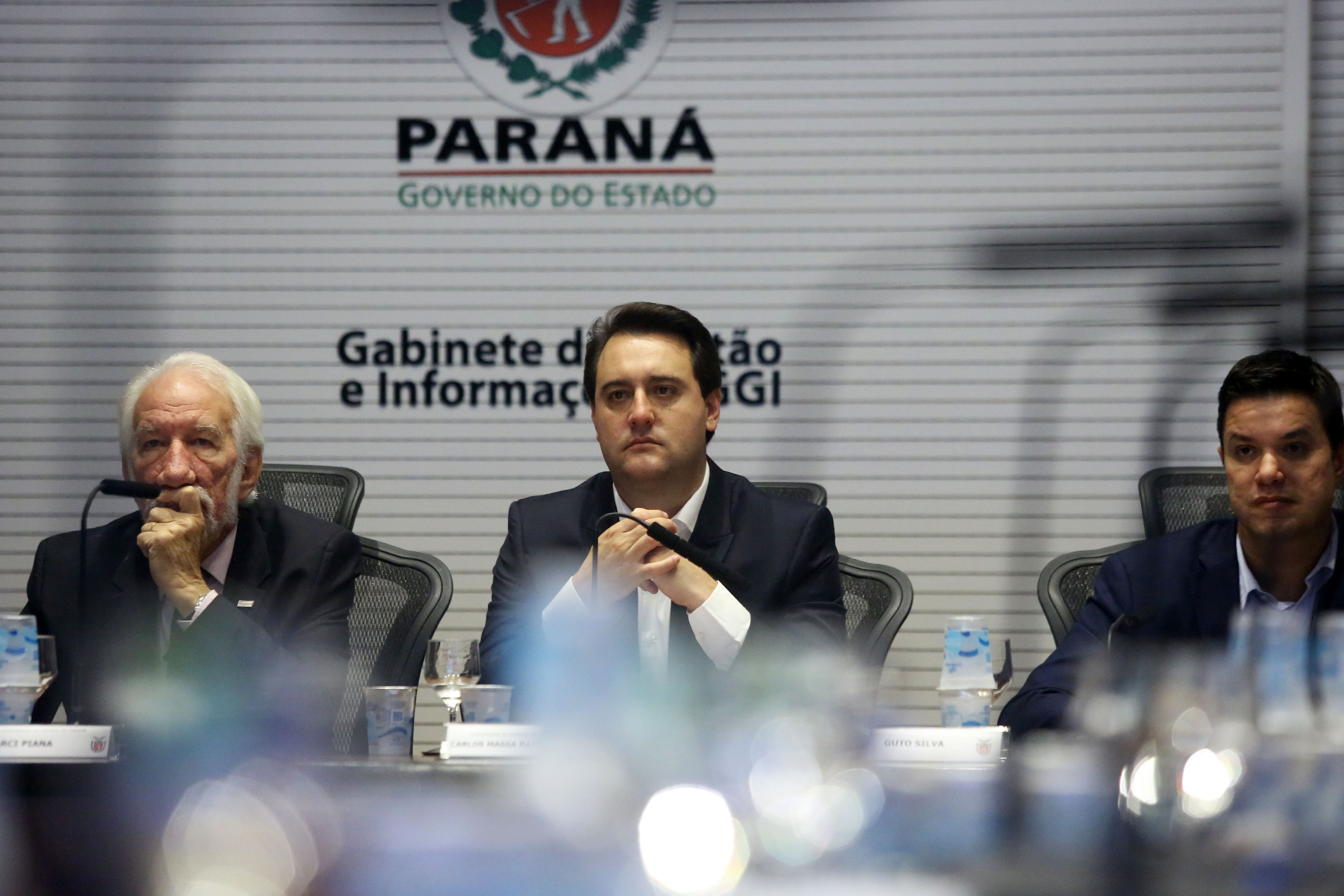 Reunião de secretariado, a pedido do governador Carlos Massa Ratinho Junior, a Controladoria Geral do Estado (GGE) editou uma resolução e solicitou a todos os secretários de Estado a divulgação das suas respectivas agendas nos portais institucionais das pastas. O objetivo é disponibilizar a ferramenta para consulta pública até o começo de março. Curitiba,19/02/2019 Foto:Jaelson Lucas / ANPr