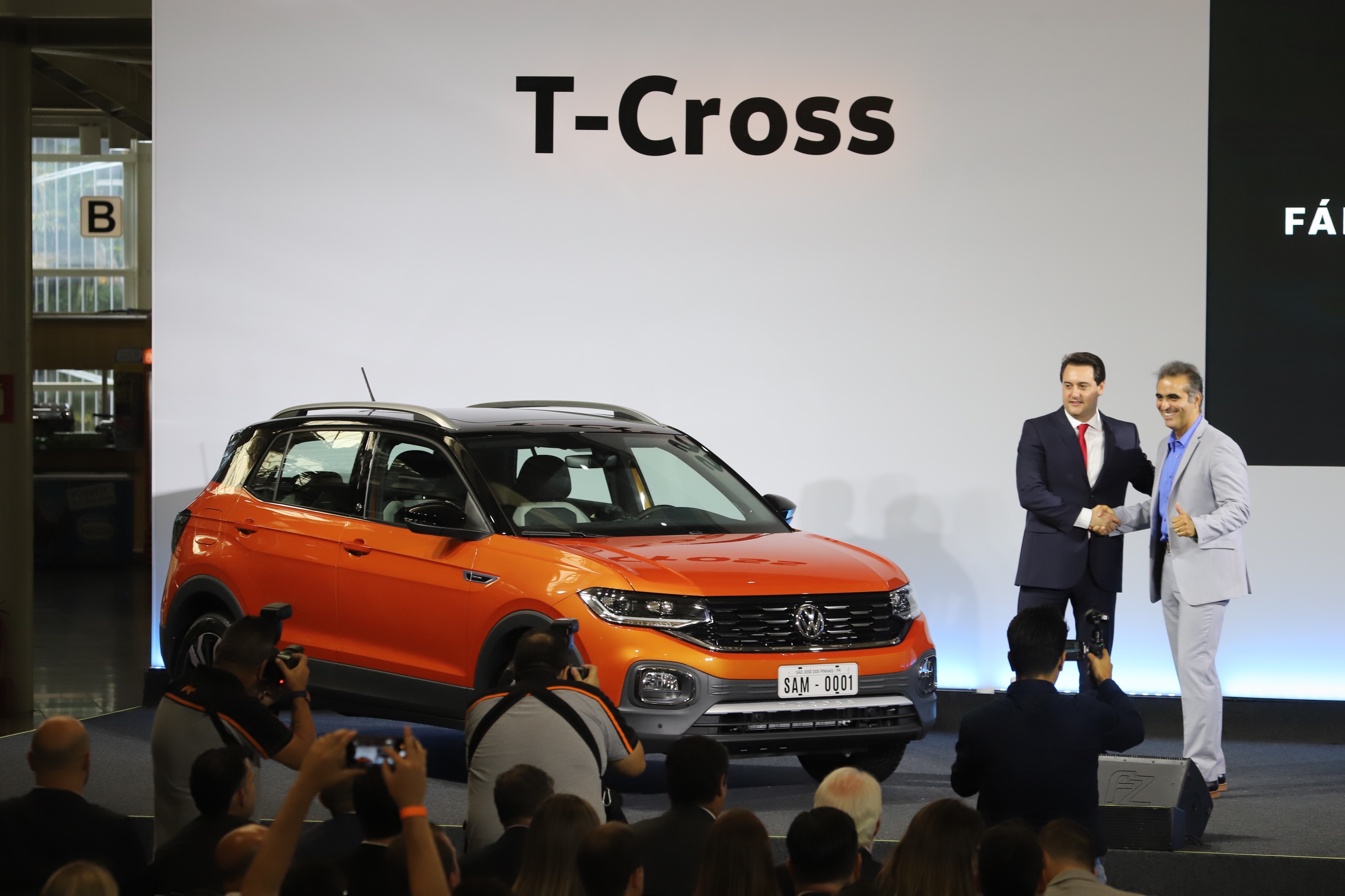 Governador Carlos Massa Ratinho Júnior participa da solenidade de comemoração de 20 anos da Volkswagen no Paraná. - São José dos Pinhais, 19/02/2019 - Foto: José Fernando Ogura/ANPr