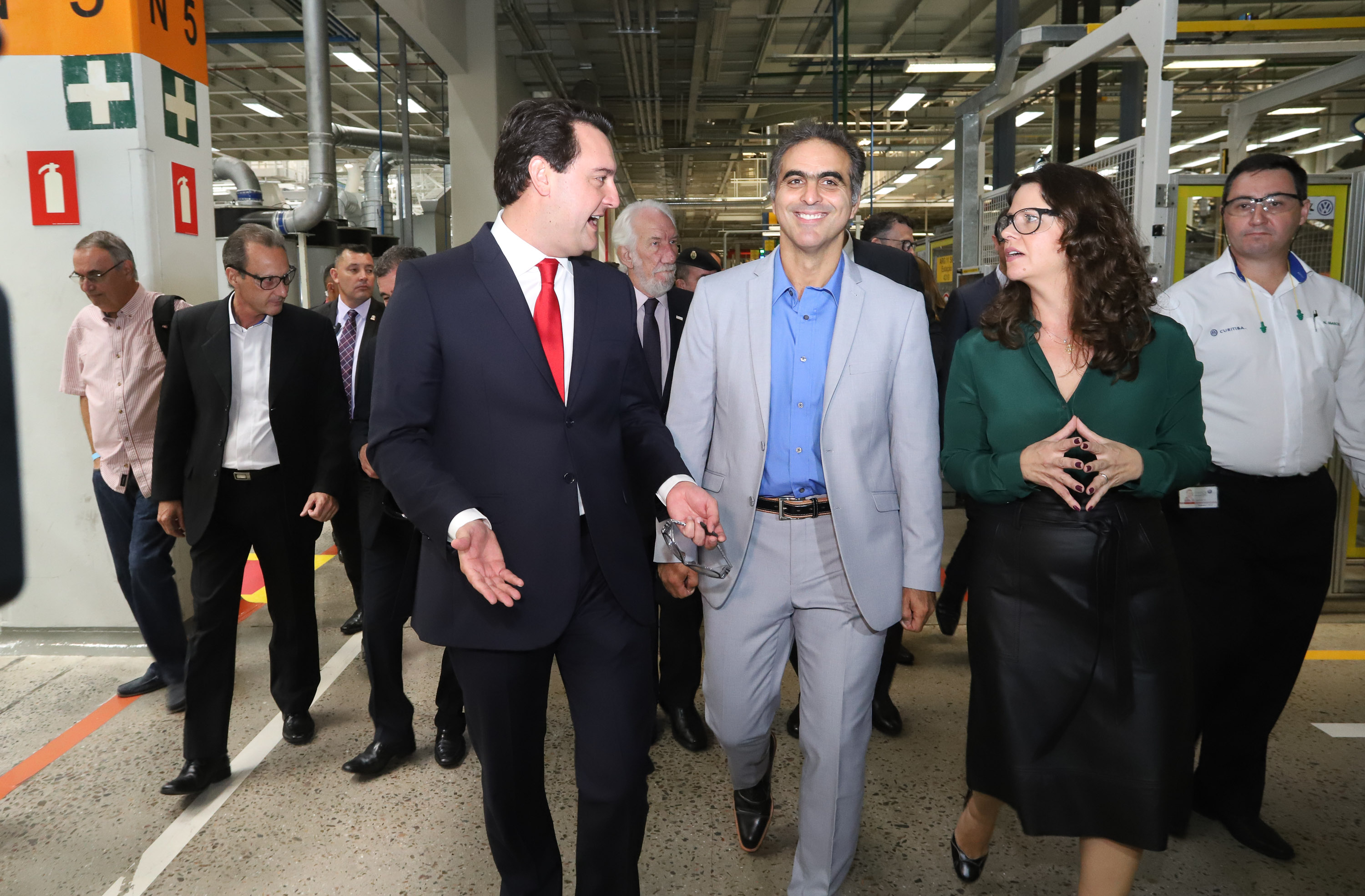 Governador Carlos Massa Ratinho Júnior participa da solenidade de comemoração de 20 anos da Volkswagen no Paraná. - São José dos Pinhais, 19/02/2019 - Foto: Rodrigo Felix Leal/ANPr