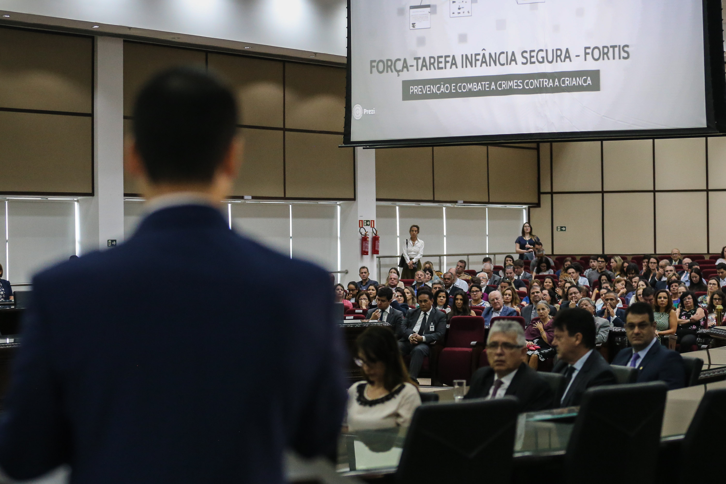 O governador Carlos Massa Ratinho Junior participa da solenidade que formaliza a Força-Tarefa Infância Segura de Prevenção e Combate a Crimes Contra a Criança, nesta quinta-feira (21) no Palácio da Justiça. Curitiba, 21/02/2019 - Foto: Geraldo Bubniak/ANPr