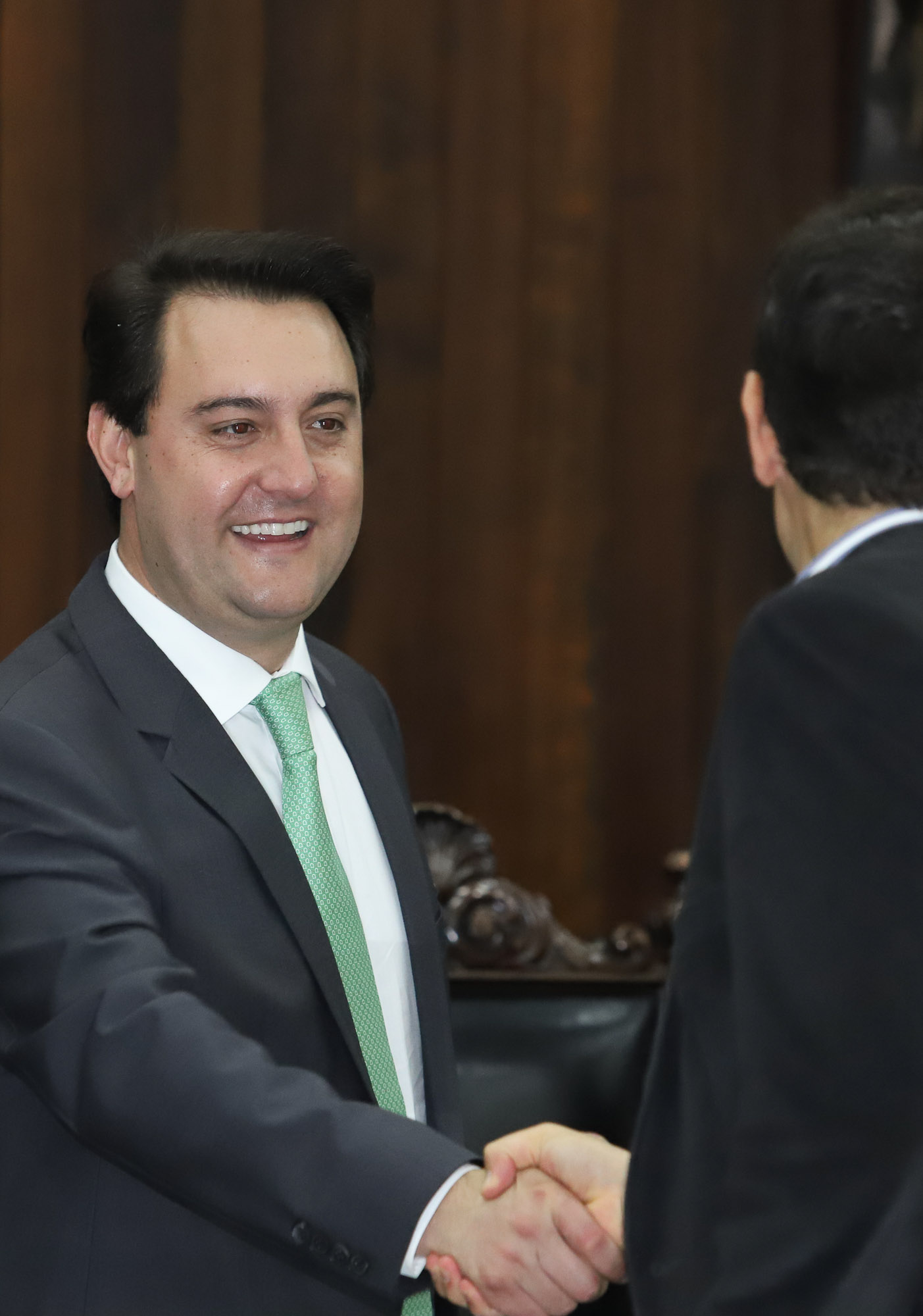 O governador Carlos Massa Ratinho Junior participa da solenidade que formaliza a Força-Tarefa Infância Segura de Prevenção e Combate a Crimes Contra a Criança, nesta quinta-feira (21) no Palácio da Justiça. Curitiba, 21/02/2019 - Foto: Rodrigo Félix Leal/ANPr