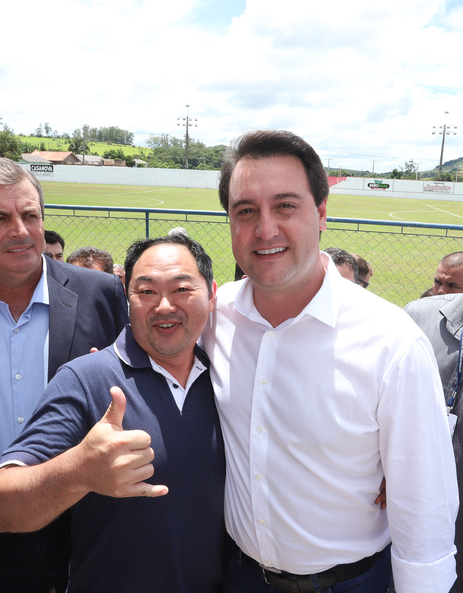 Governador Carlos Massa Ratinho Júnior participa da posse da diretoria da Associação dos Municípios do Norte Pioneiro (Amunorp), em Pinhalão, no Clube Aerp. - Pinhalão 22/02/2019 - Foto: Rodrigo Félix Leal/ANPr
